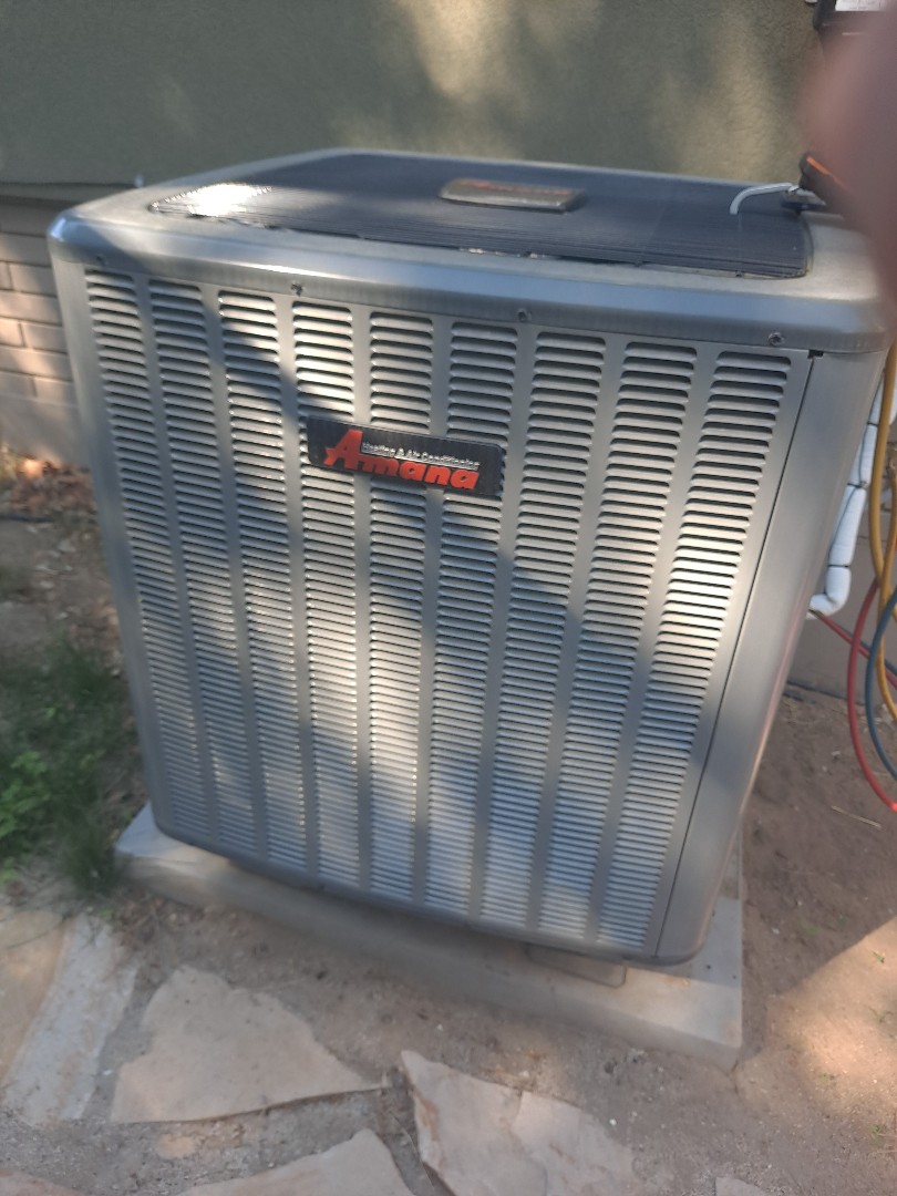 New Amana heat pump start up 