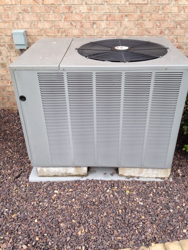 Check on Rheem heat pump.