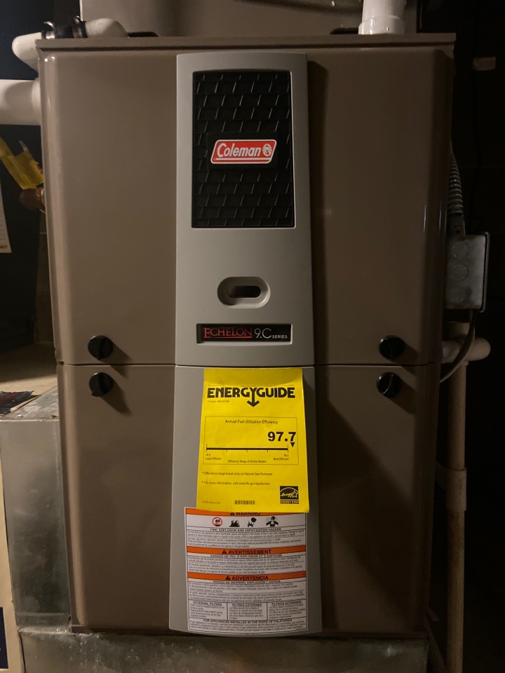 Heating maintenance on a Coleman furnace 