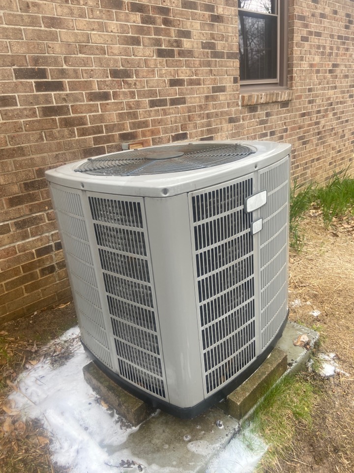 Cooling maintenance on American standard heat pump 