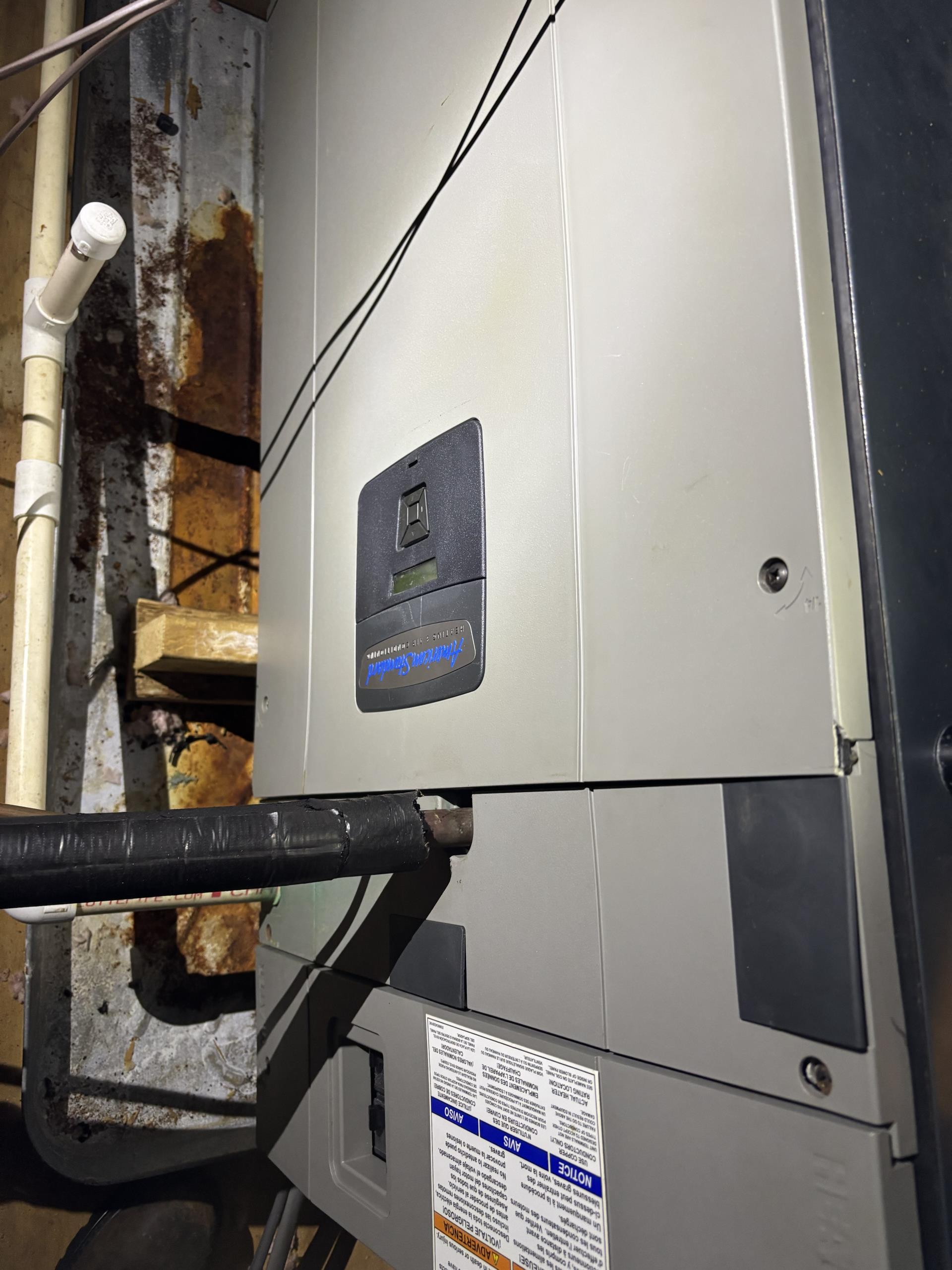  fall maintenance heat pump American Standard 