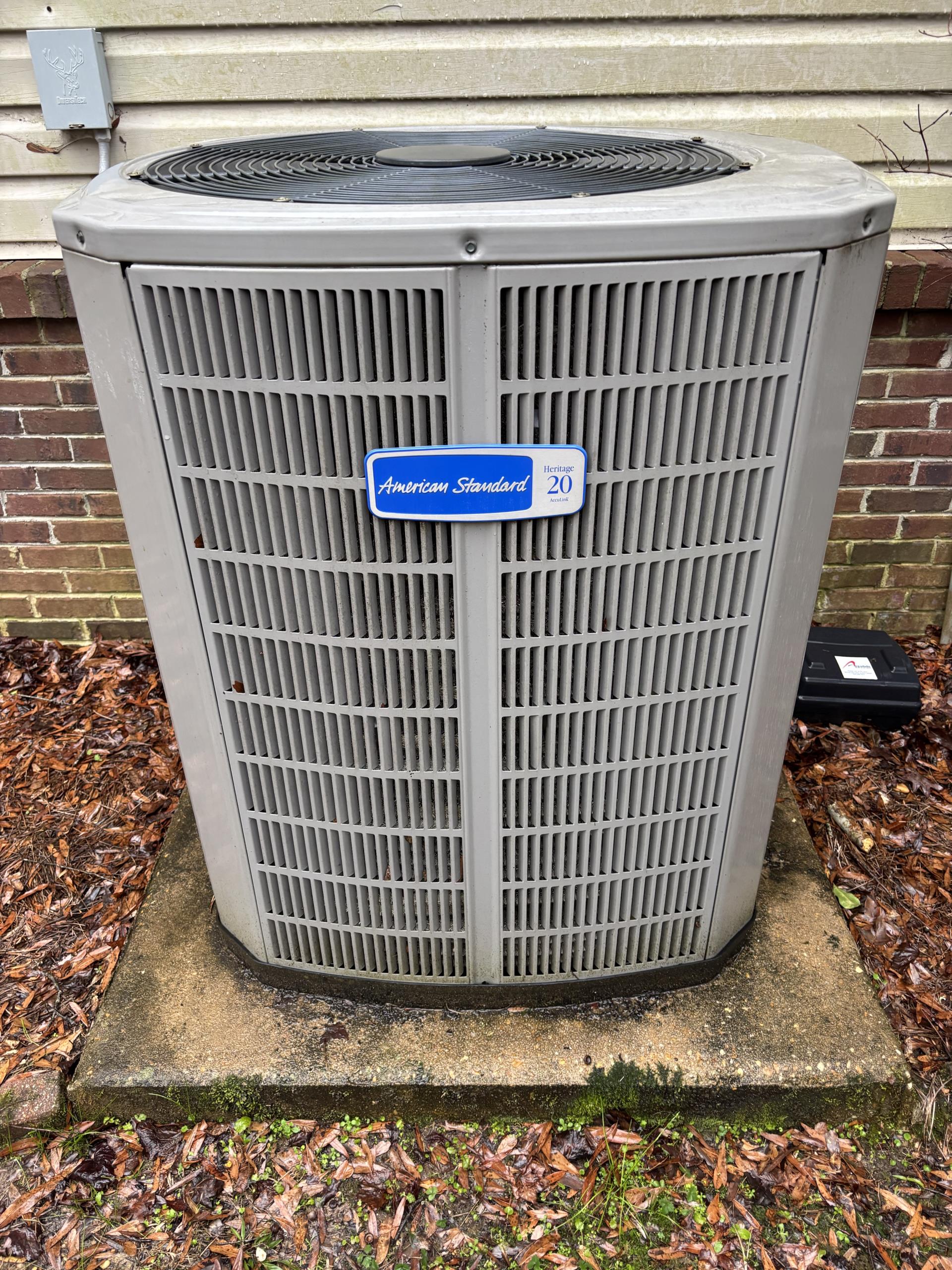  fall maintenance heat pump American Standard 