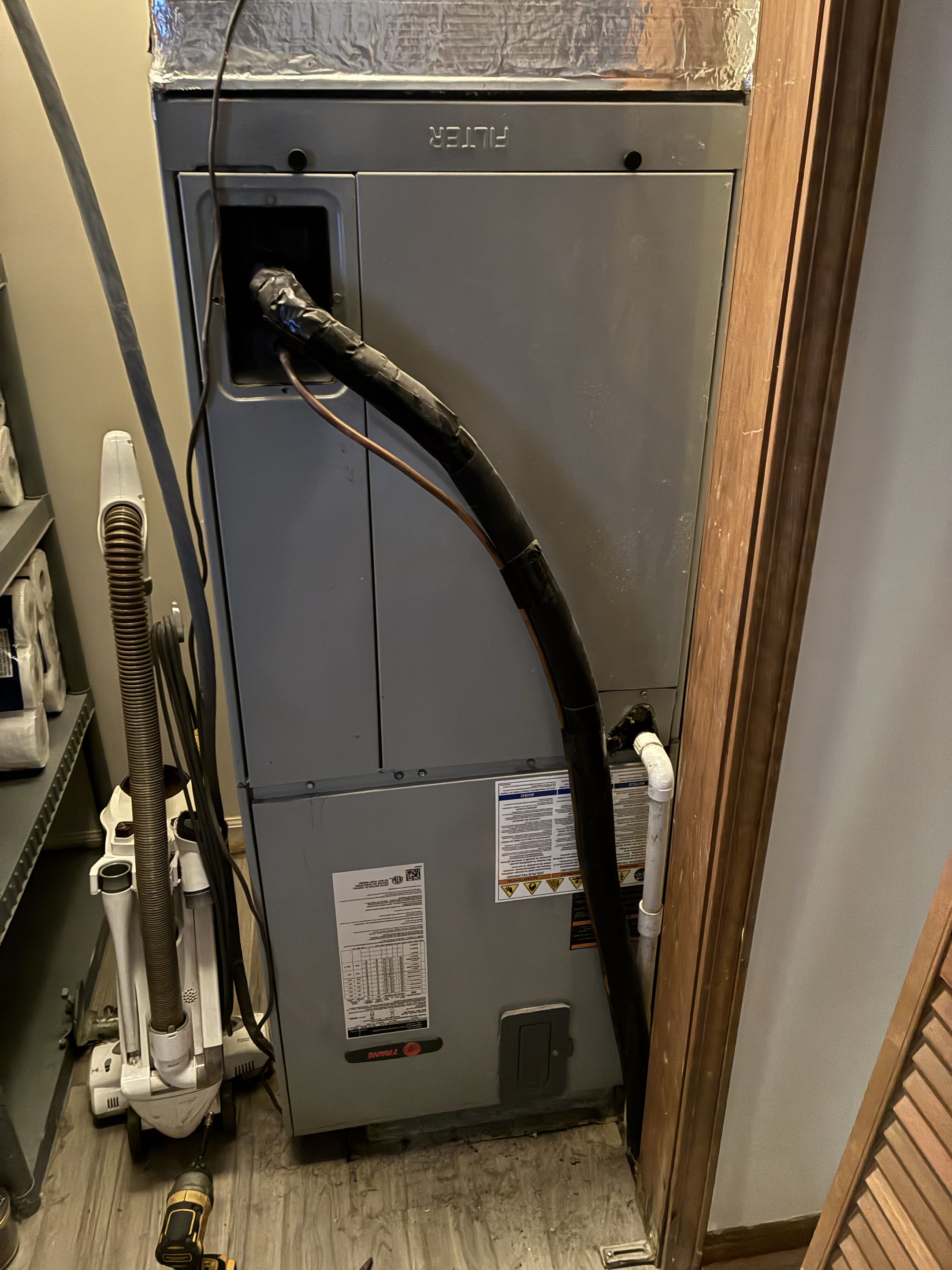 Spring maintenance Trane heat pump