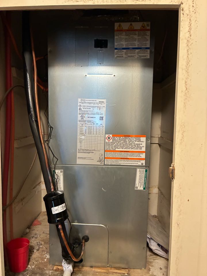 1.5 ton runtru heat pump install