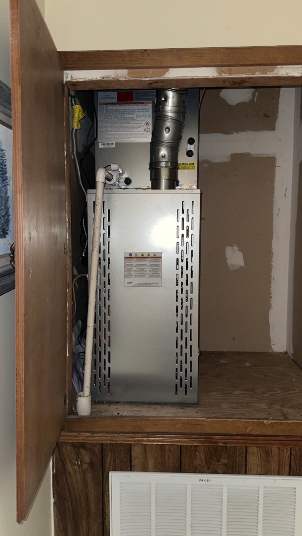 3.5 ton runtru gas heat system install 