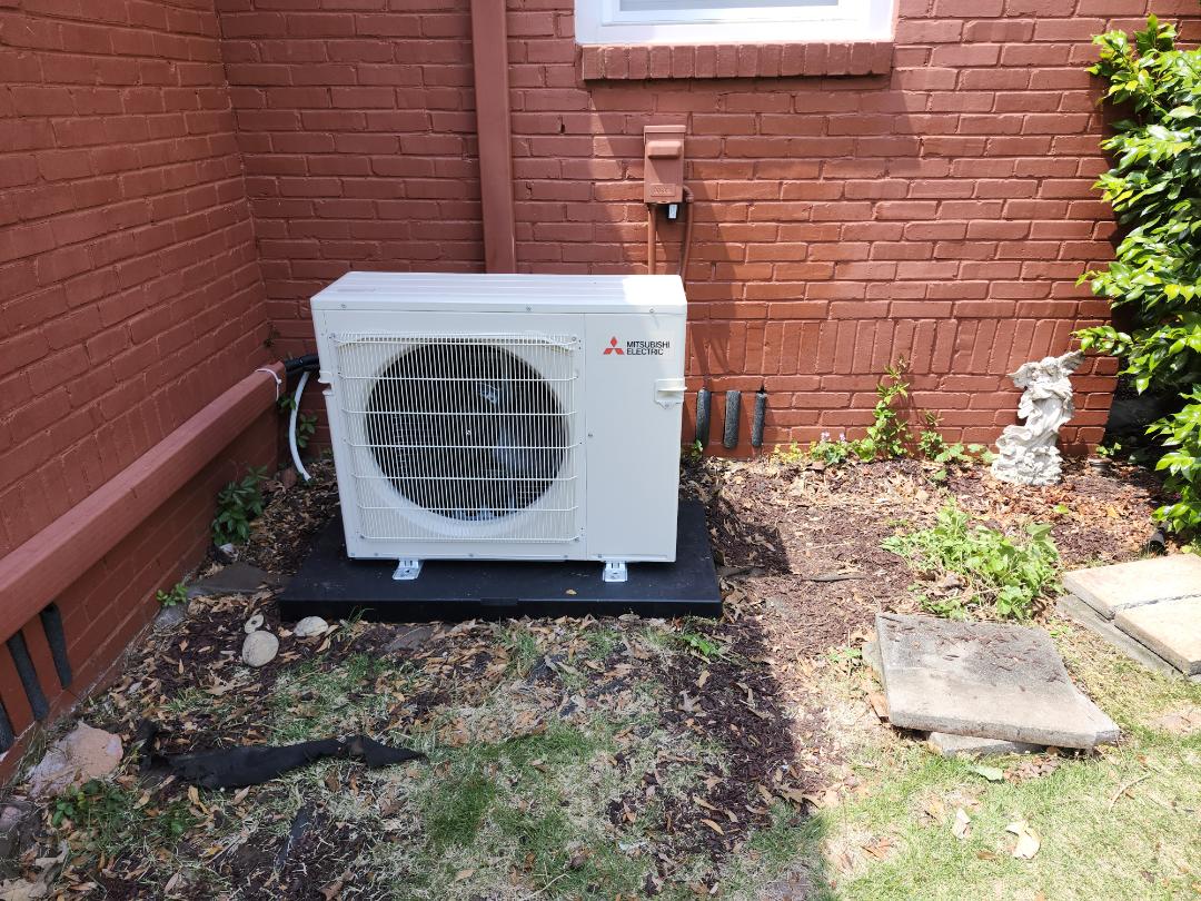 Mitsubishi Mini split install 