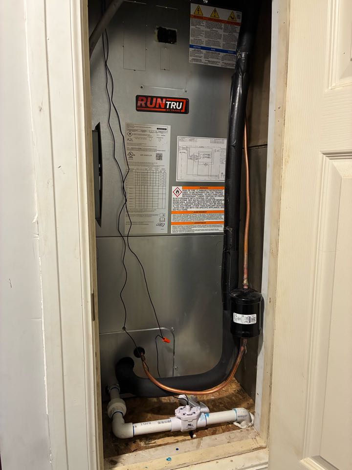 2 ton runtru heatpump install
