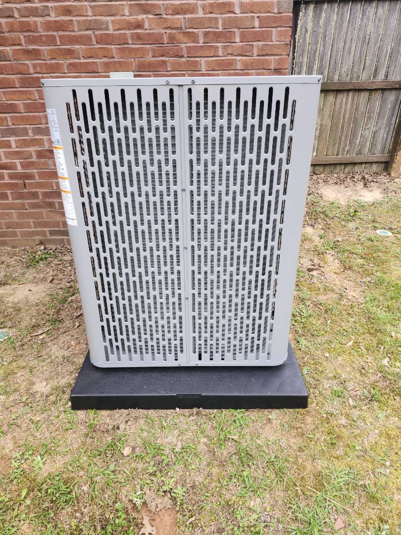 5 ton runtru heatpump system install 