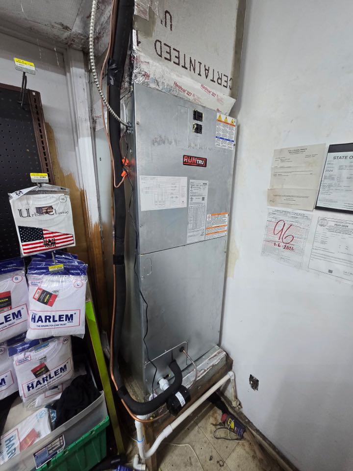 5 ton runtru heatpump install
