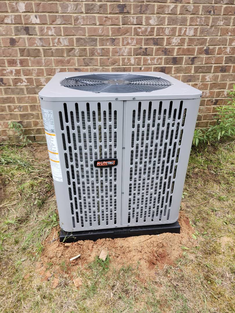 runtru 2ton heatpump air conditioning install 