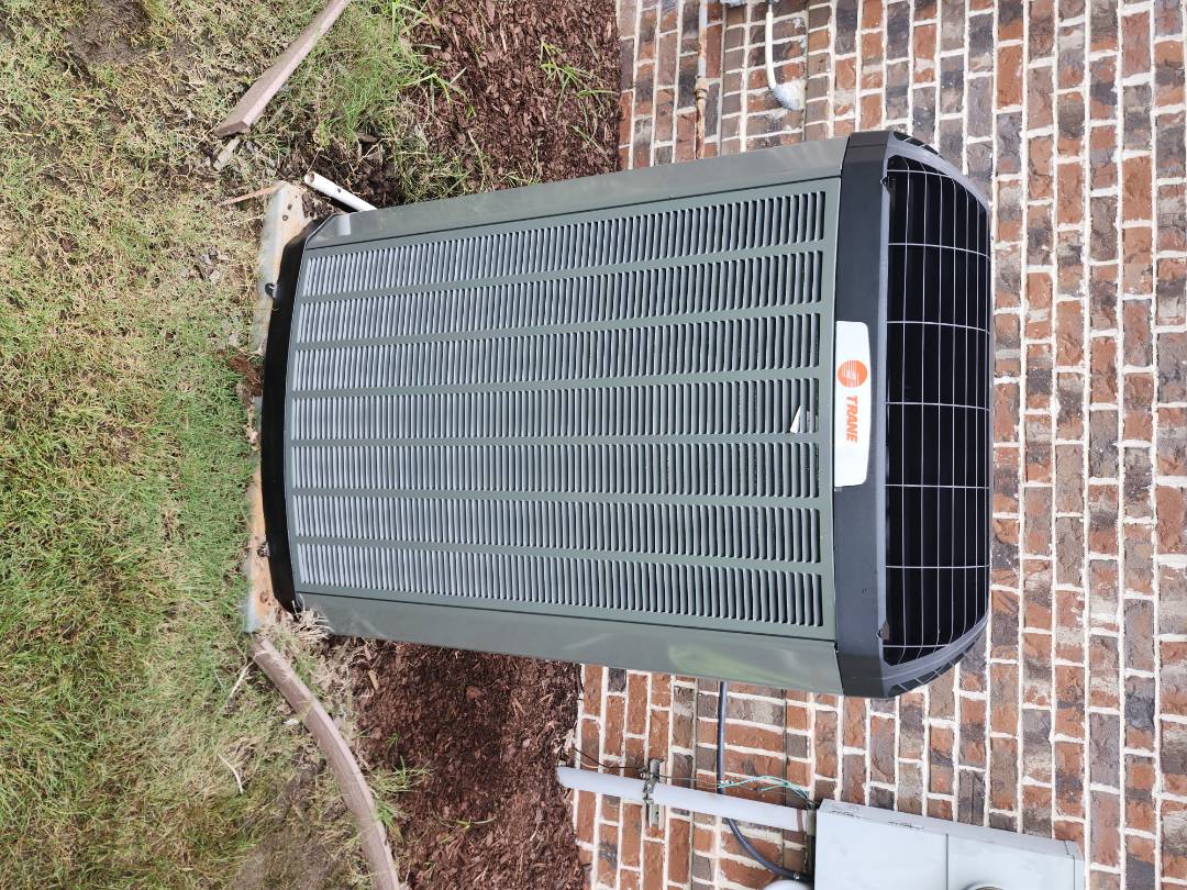 20 ser trane 3ton heat pump system install 