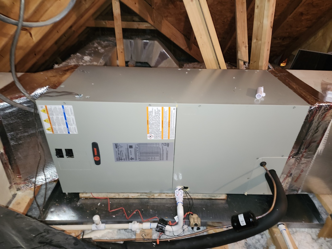 4 ton & 3 ton trane heatpump air conditioning install 