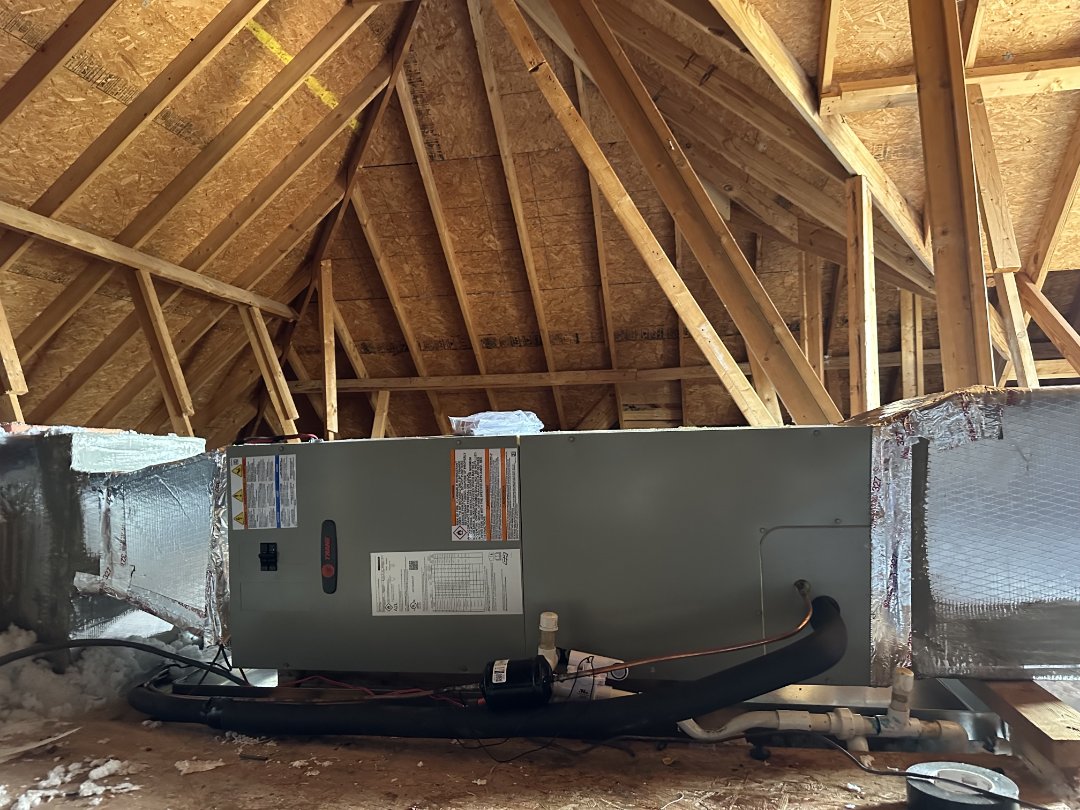 4 ton & 3 ton trane heatpump air conditioning install 