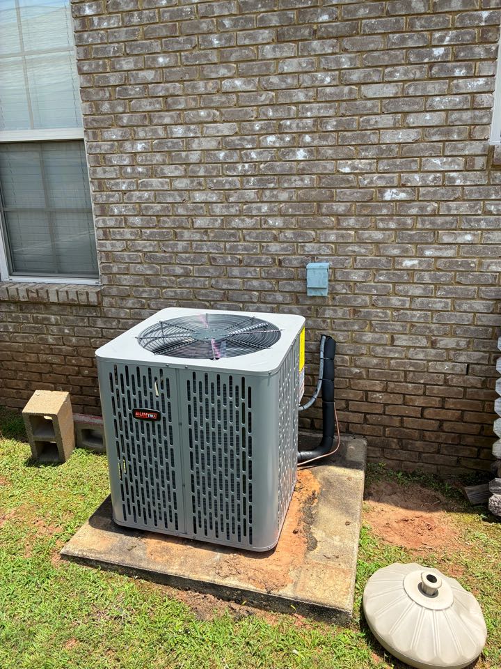 3.5 ton runtru furnace install