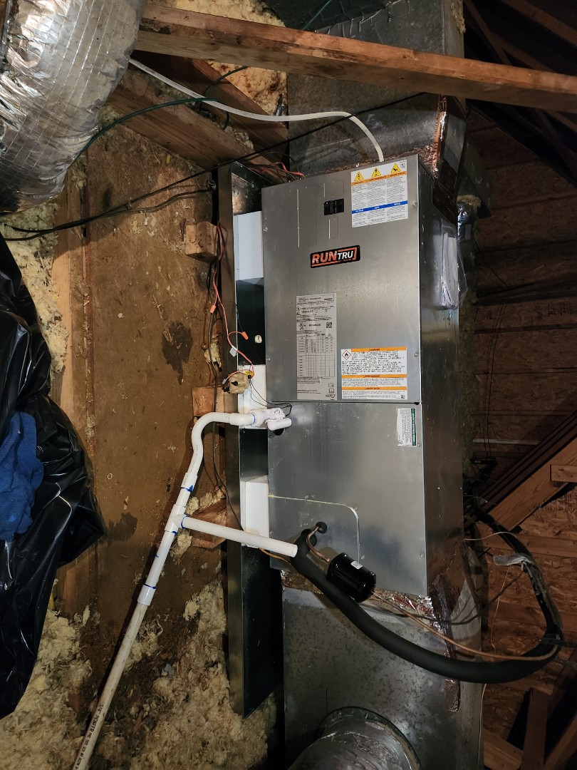 2 ton runtru heatpump air conditioning system install 