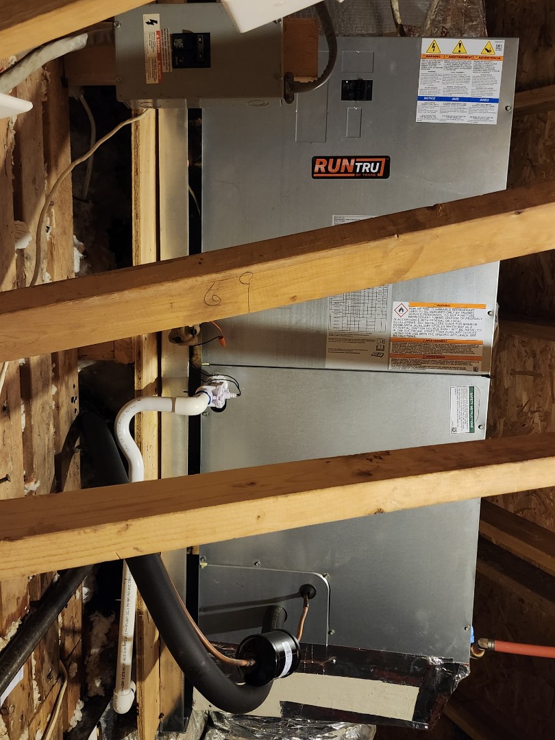 3 ton runtru heatpump air conditioning install 