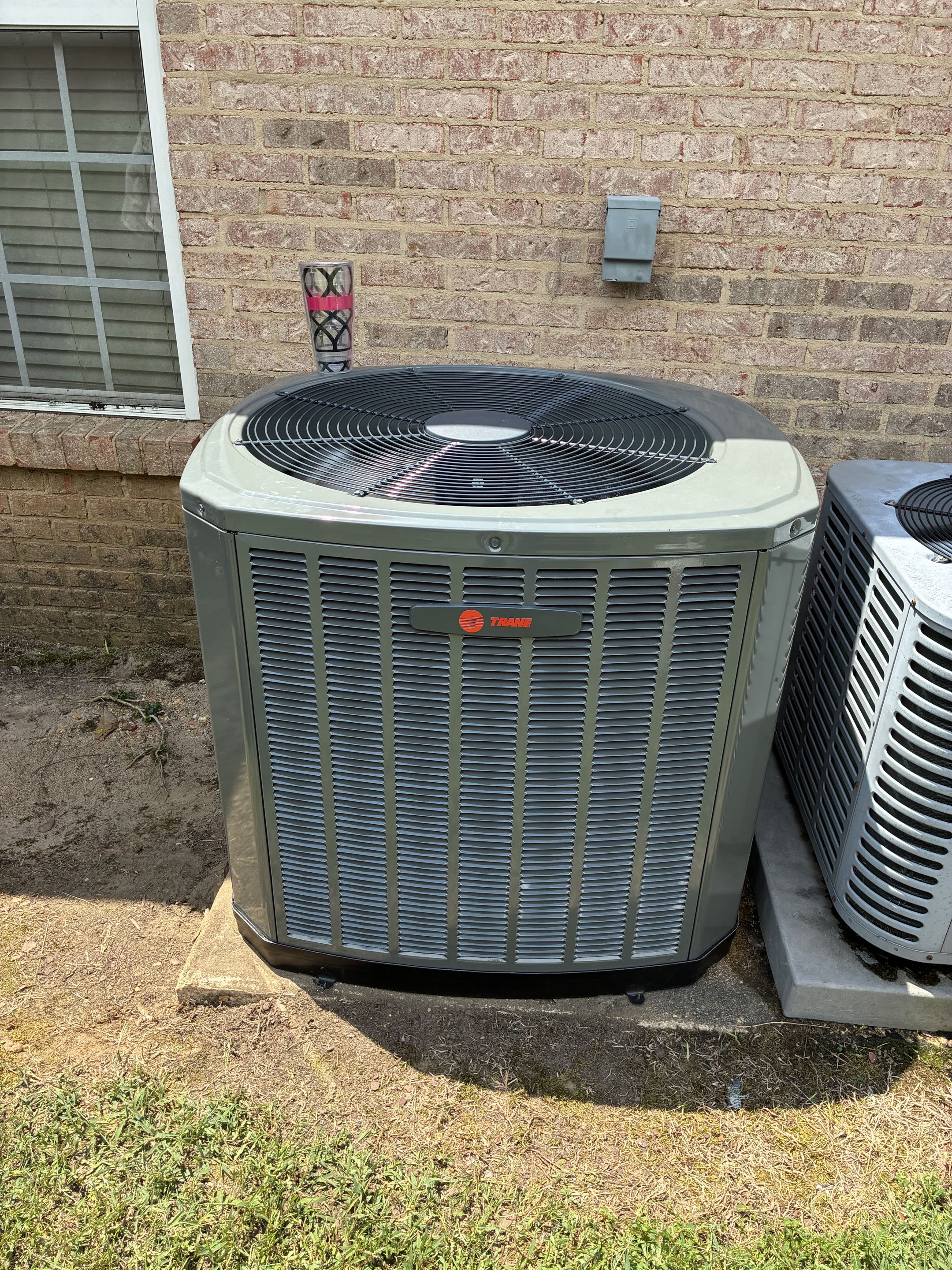 3 ton Trane heat pump  air conditioning install 