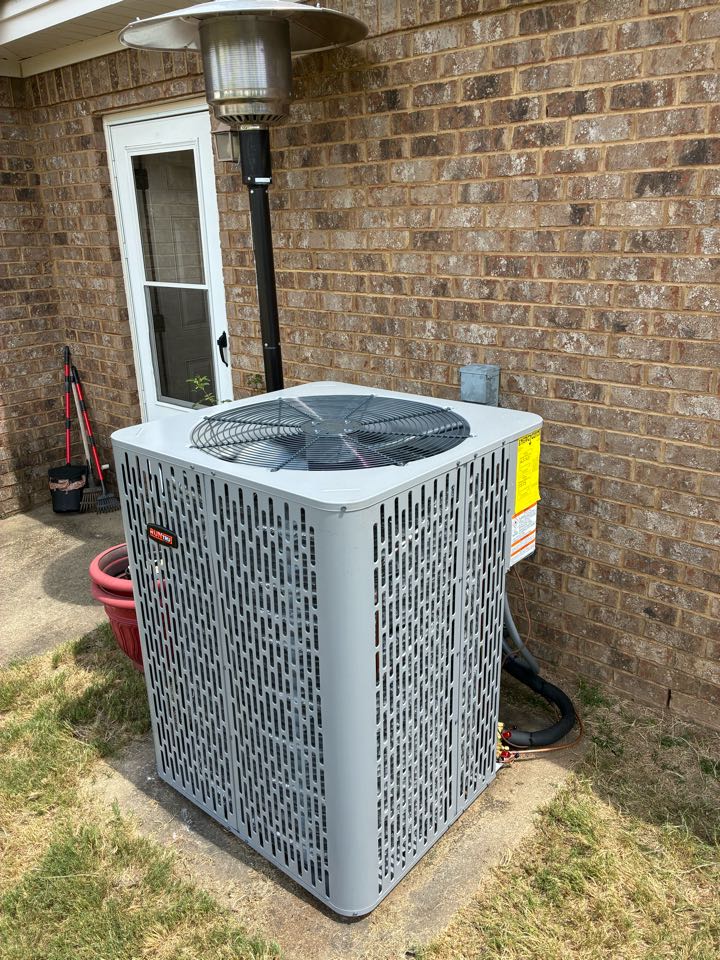 3.5 ton runtru heatpump install