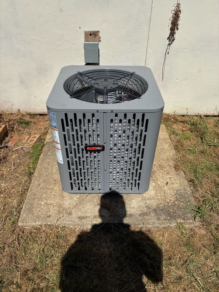 2.5 ton runtru furnace install