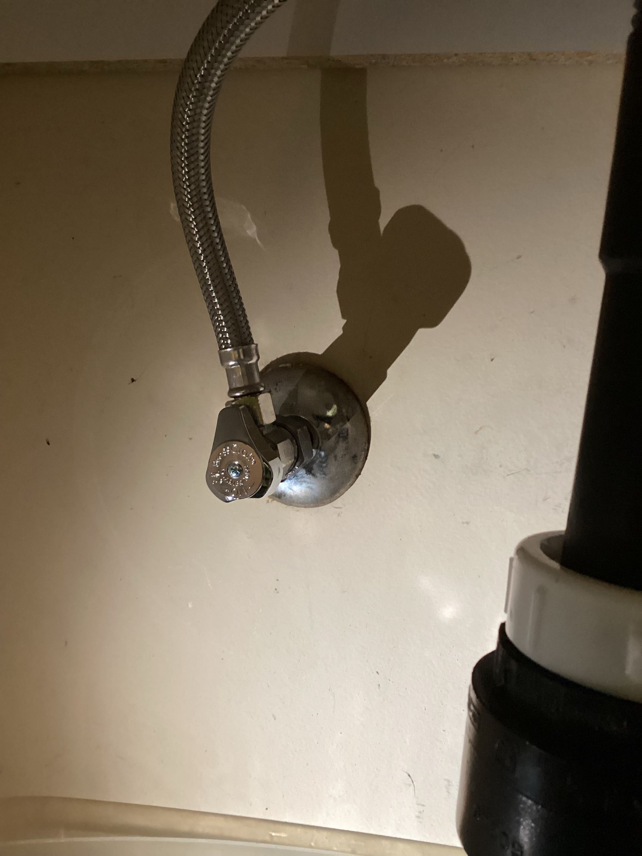 Repairing bathroom vanity sink 