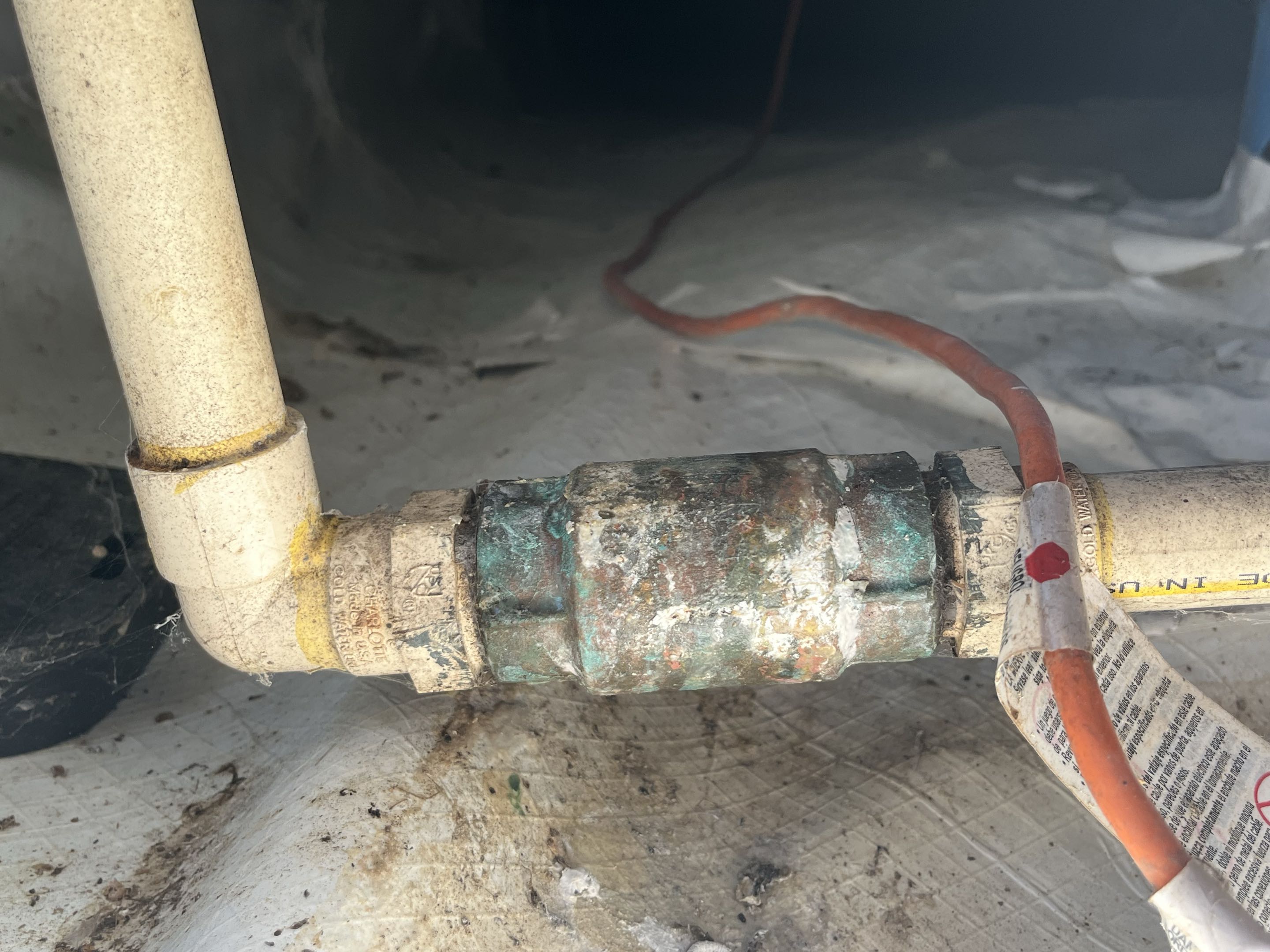 Replacing leaking check valve and main valve 