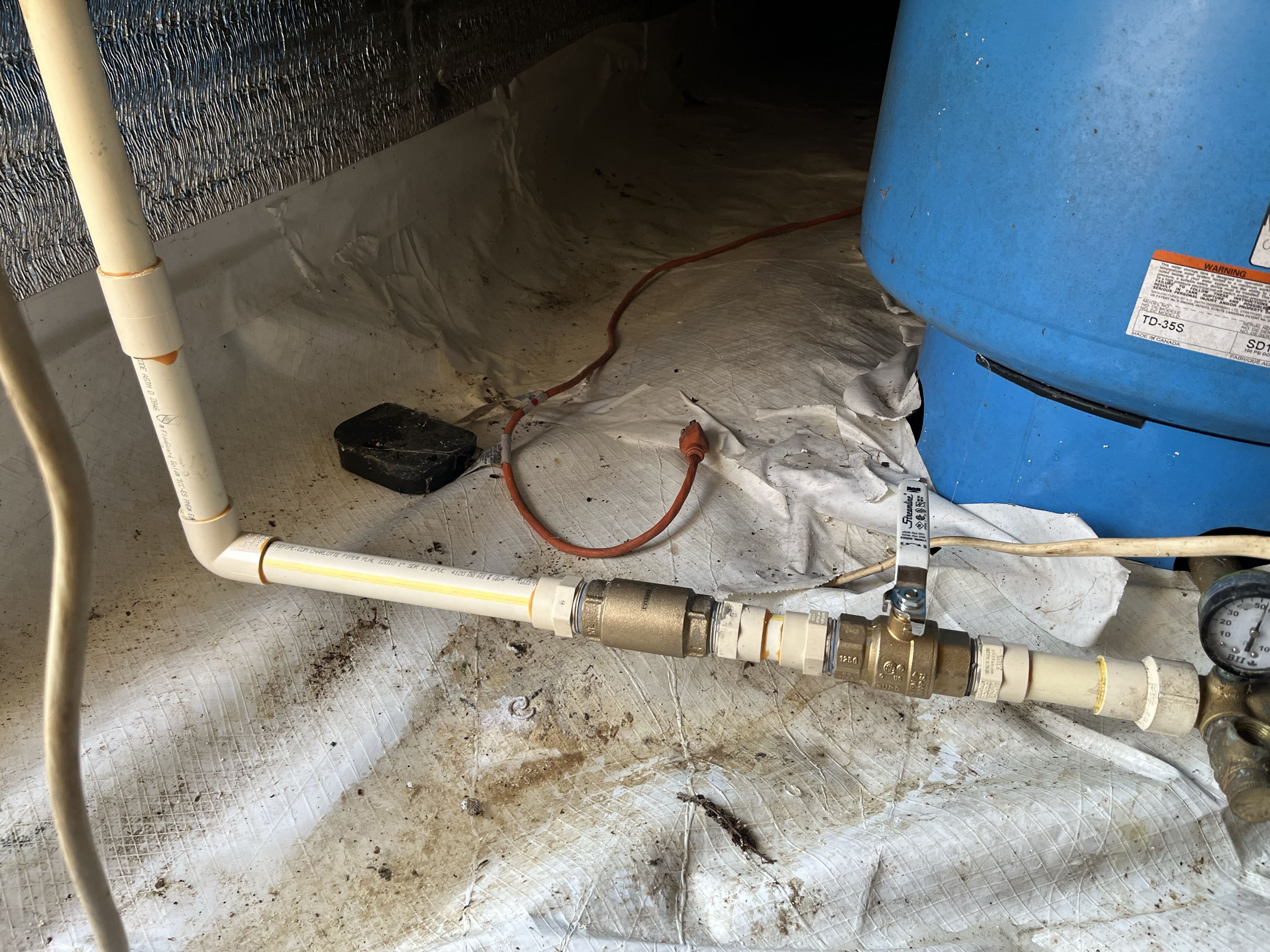 Replacing leaking check valve and main valve 