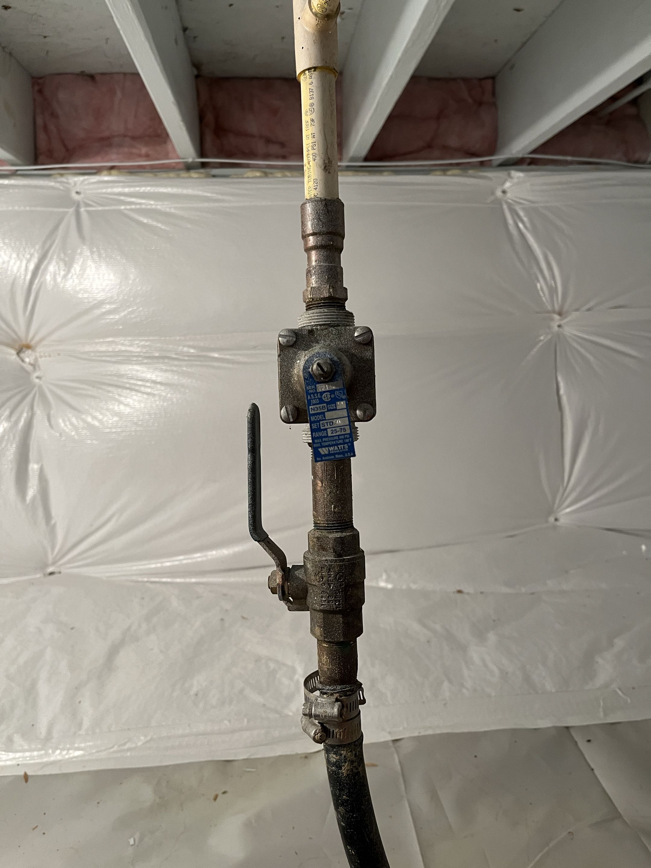 Replacing a PRV and Main shut off valve. 