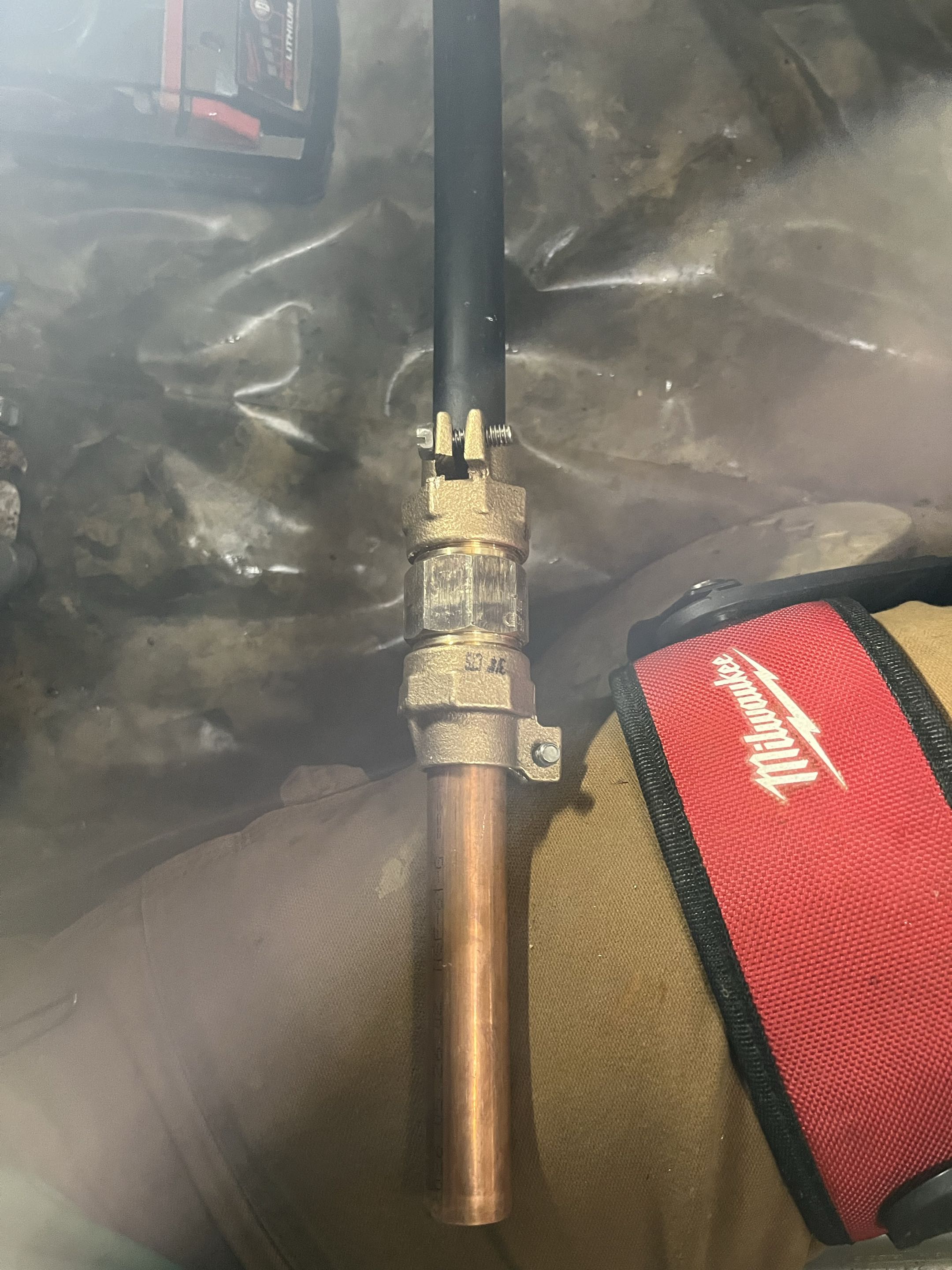 Repairing water service 