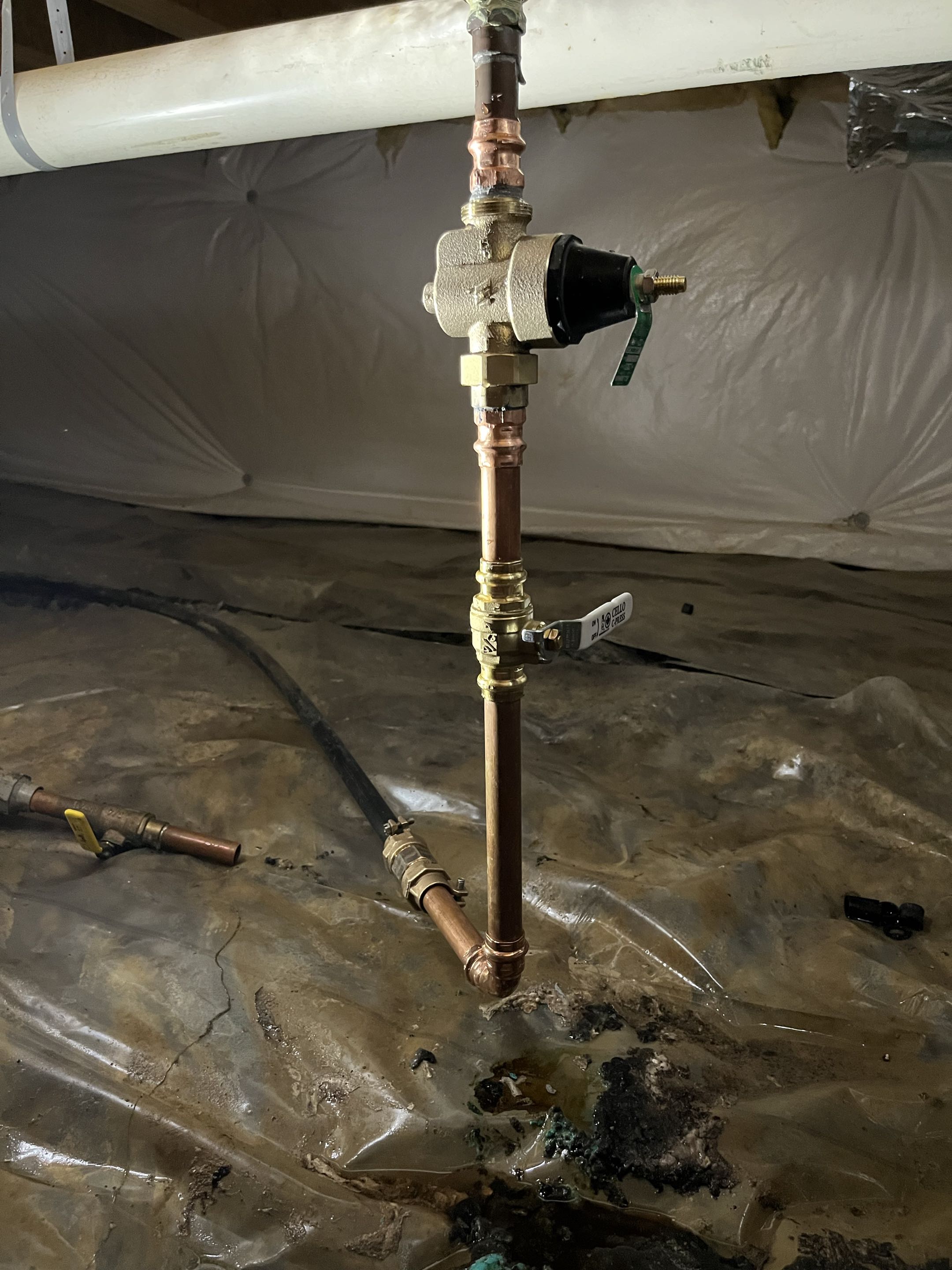 Repairing water service 