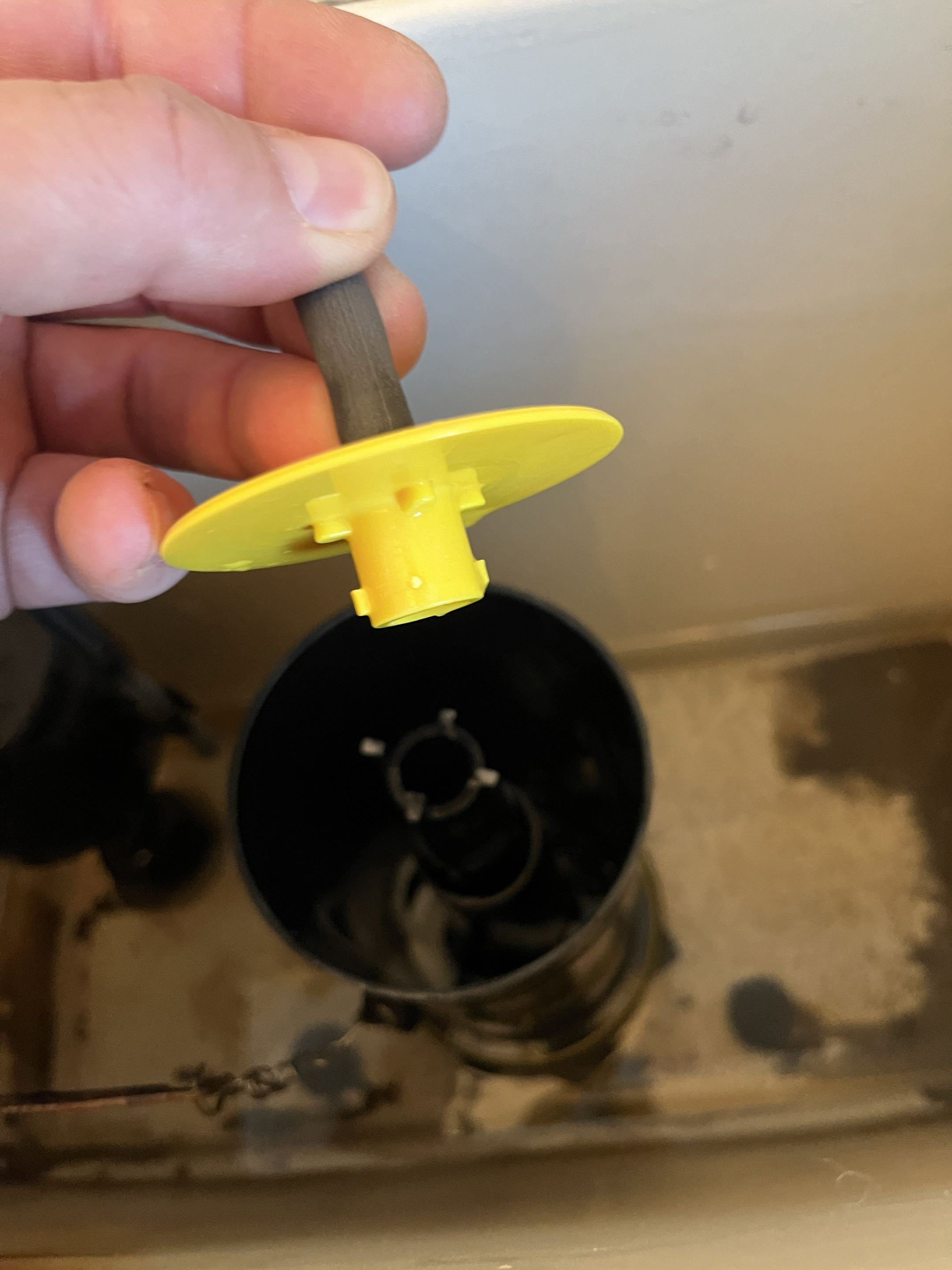 Repairing Kohler toilet 