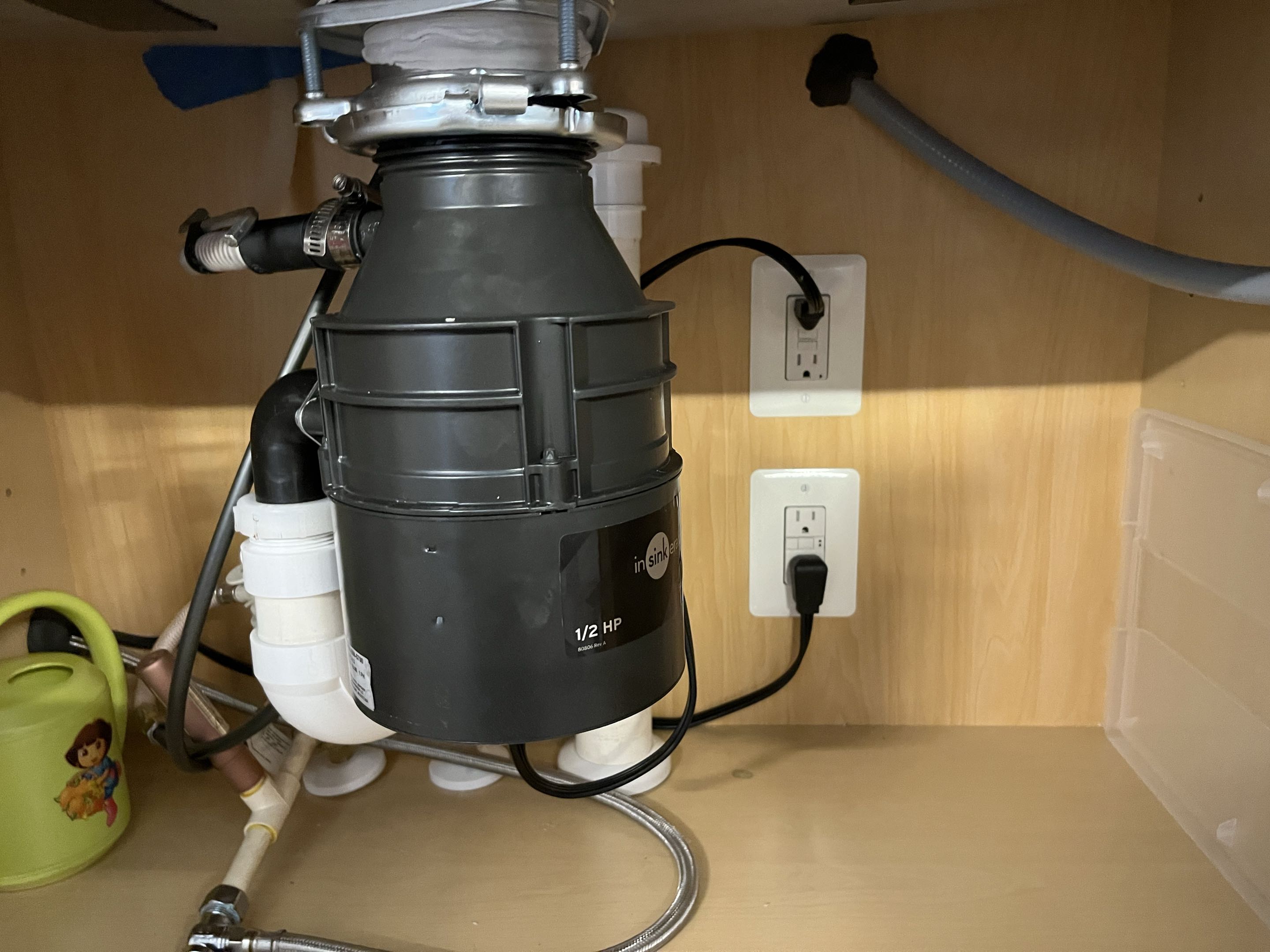 Replacing garbage disposal and gfci 