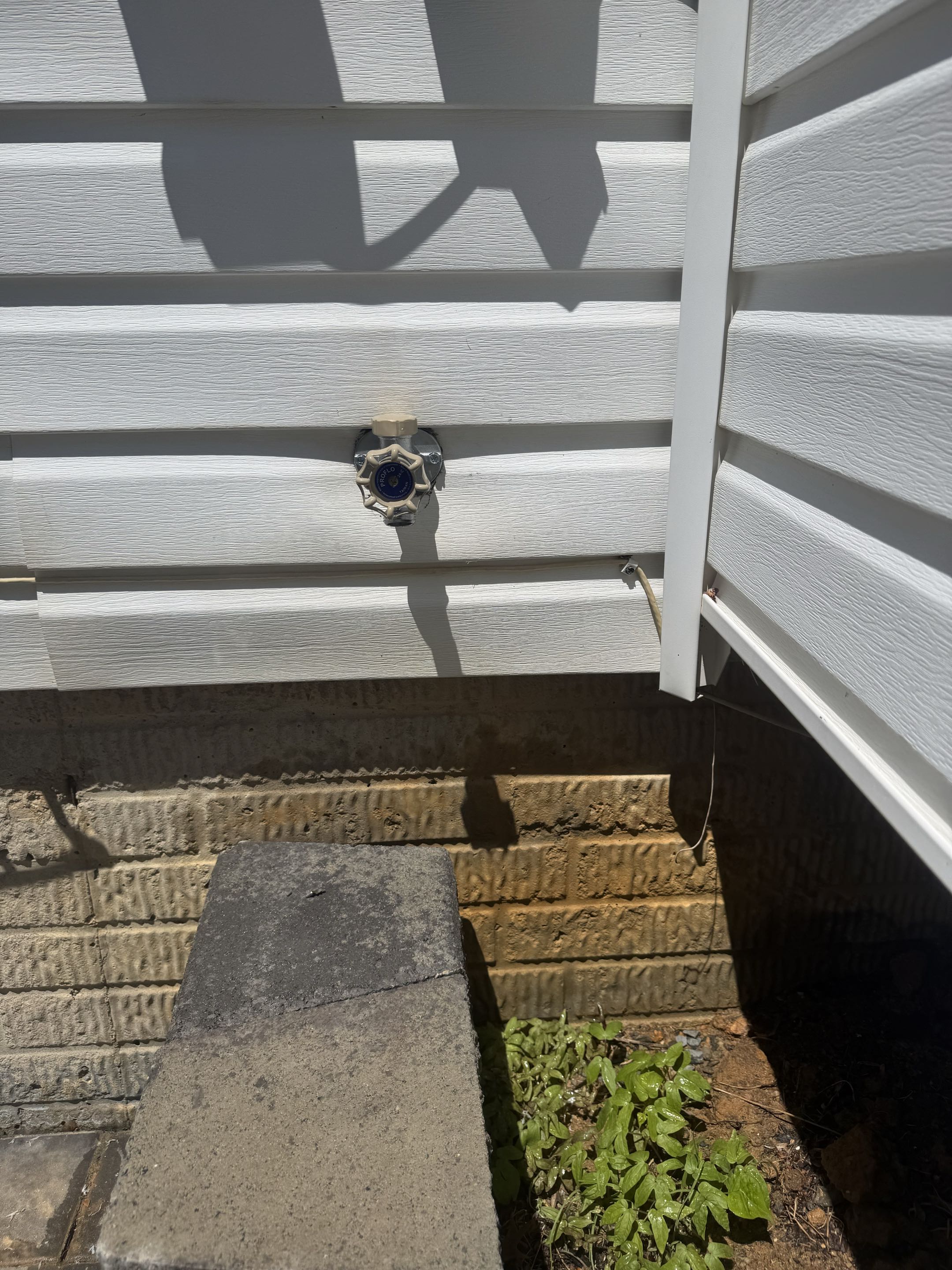 Replacing outside hose bib with a frost free unit