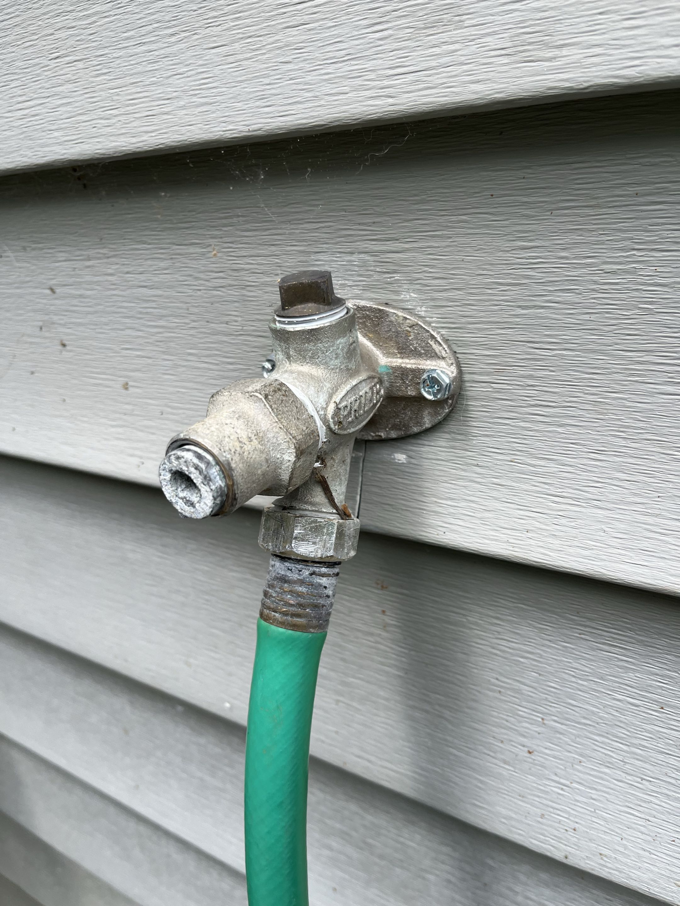 Repairing Prier hose bib 