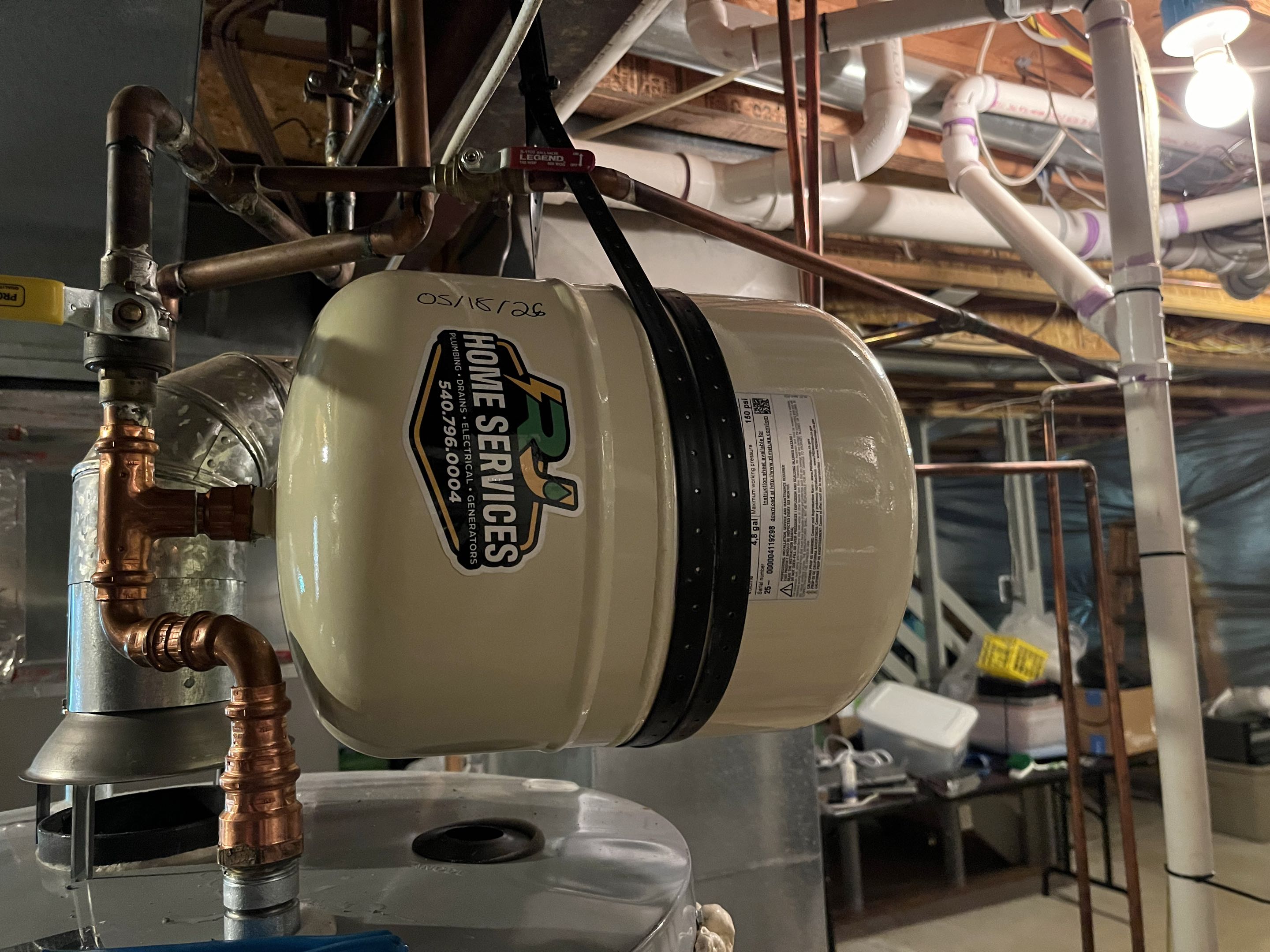 Replacing Zoeller Sump pump and water heater expansion tank