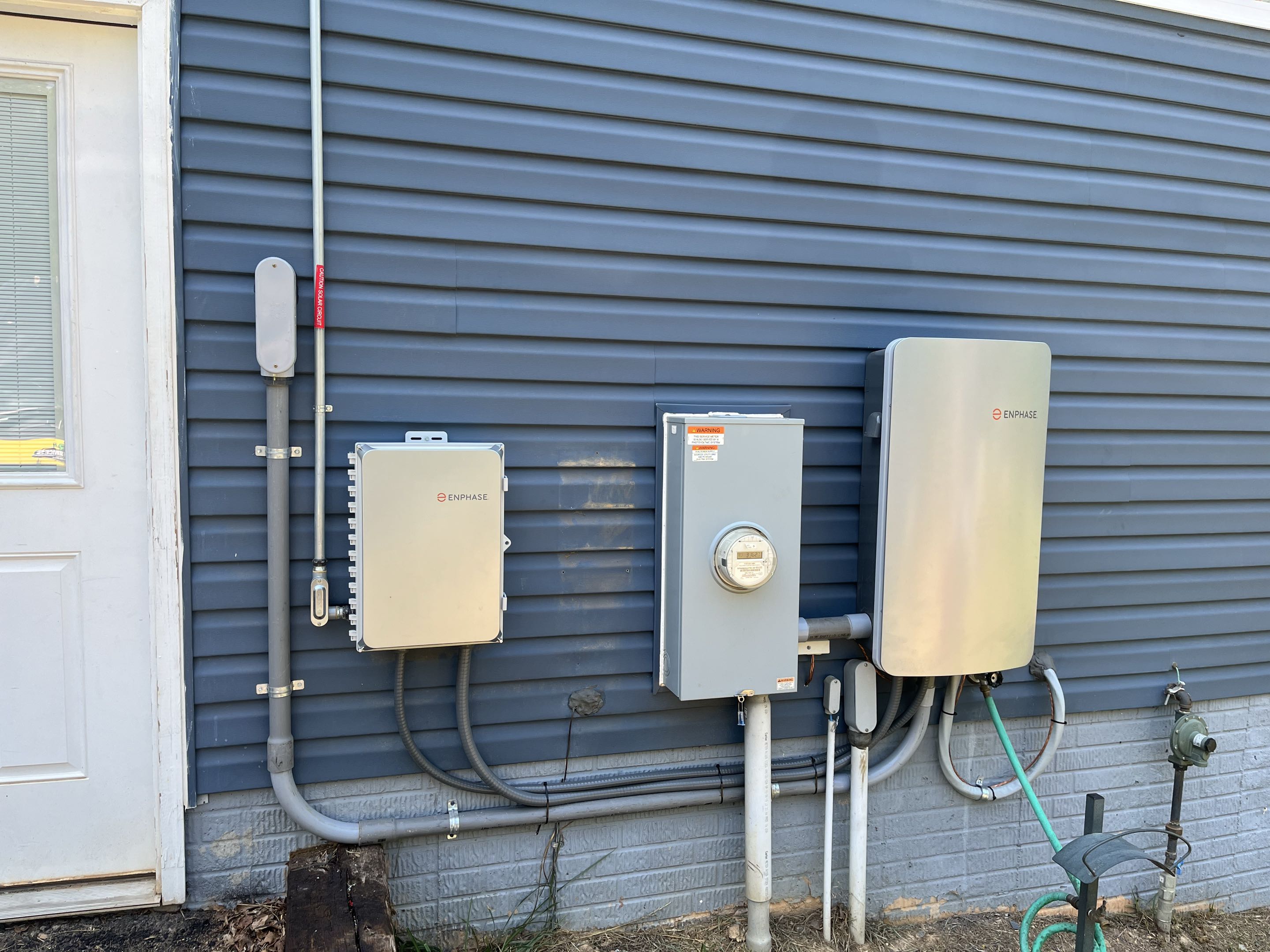 Completed solar battery storage integration project