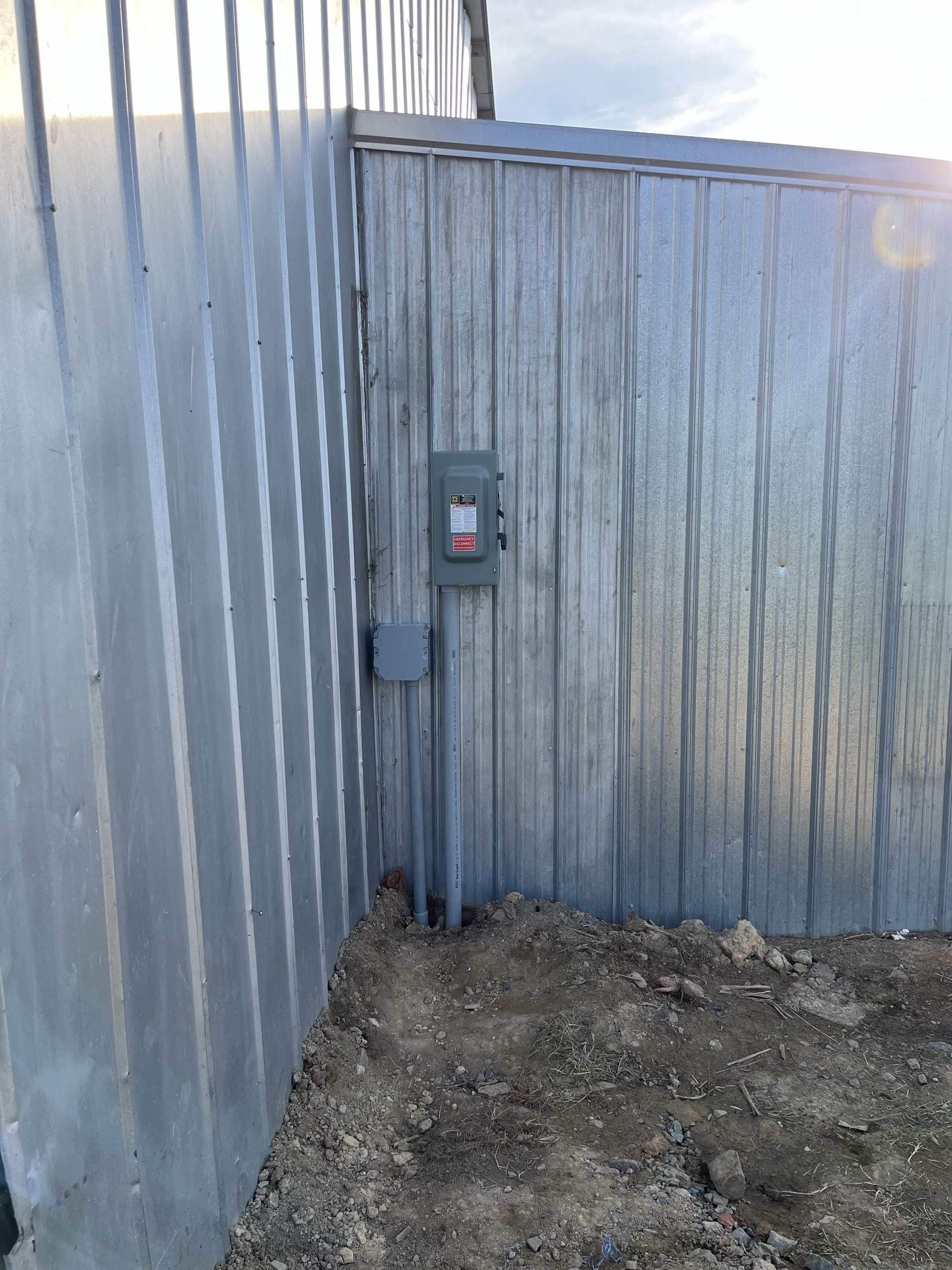 Day4 of new electrical for farm project done
