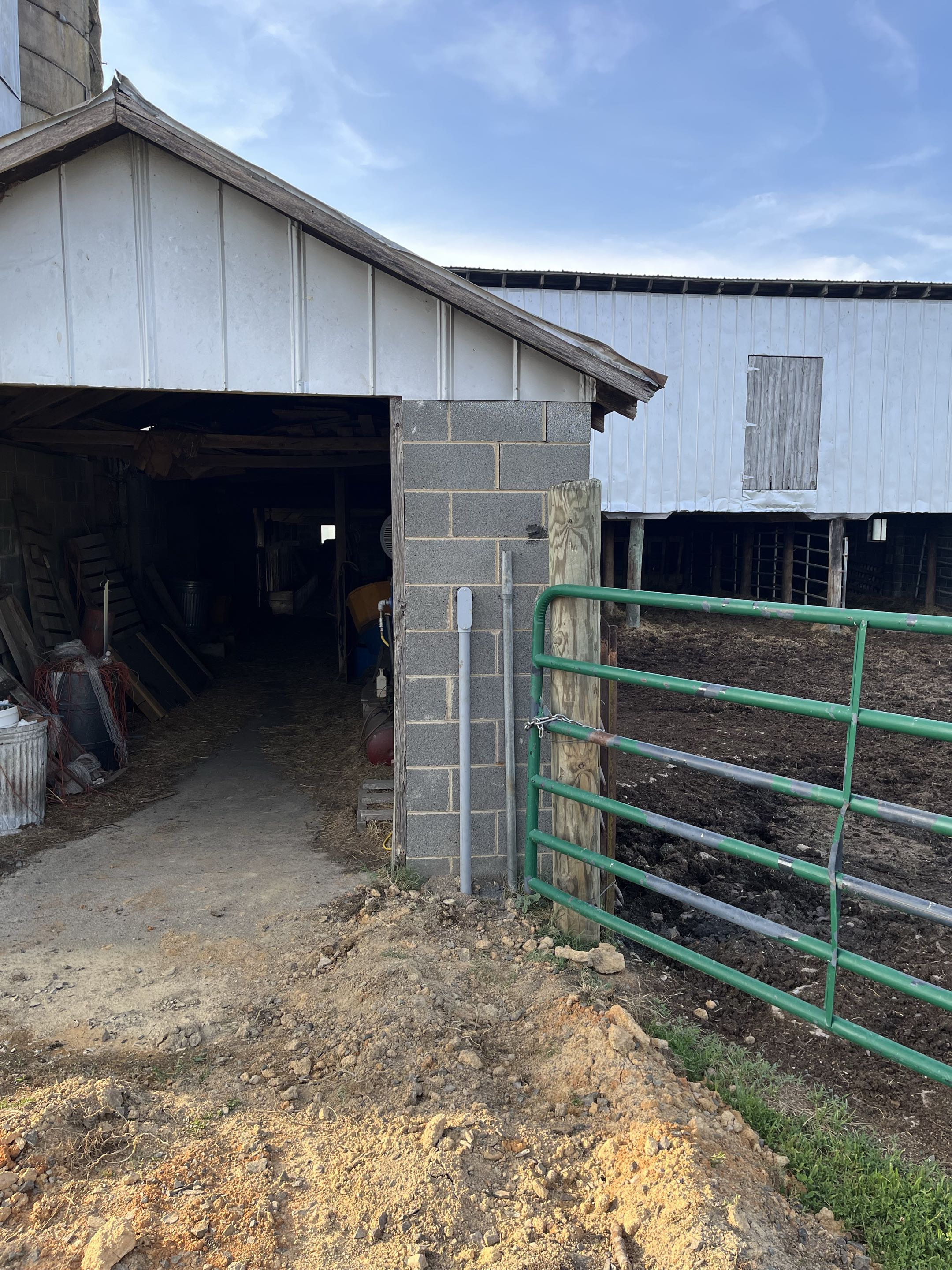 Day4 of new electrical for farm project done