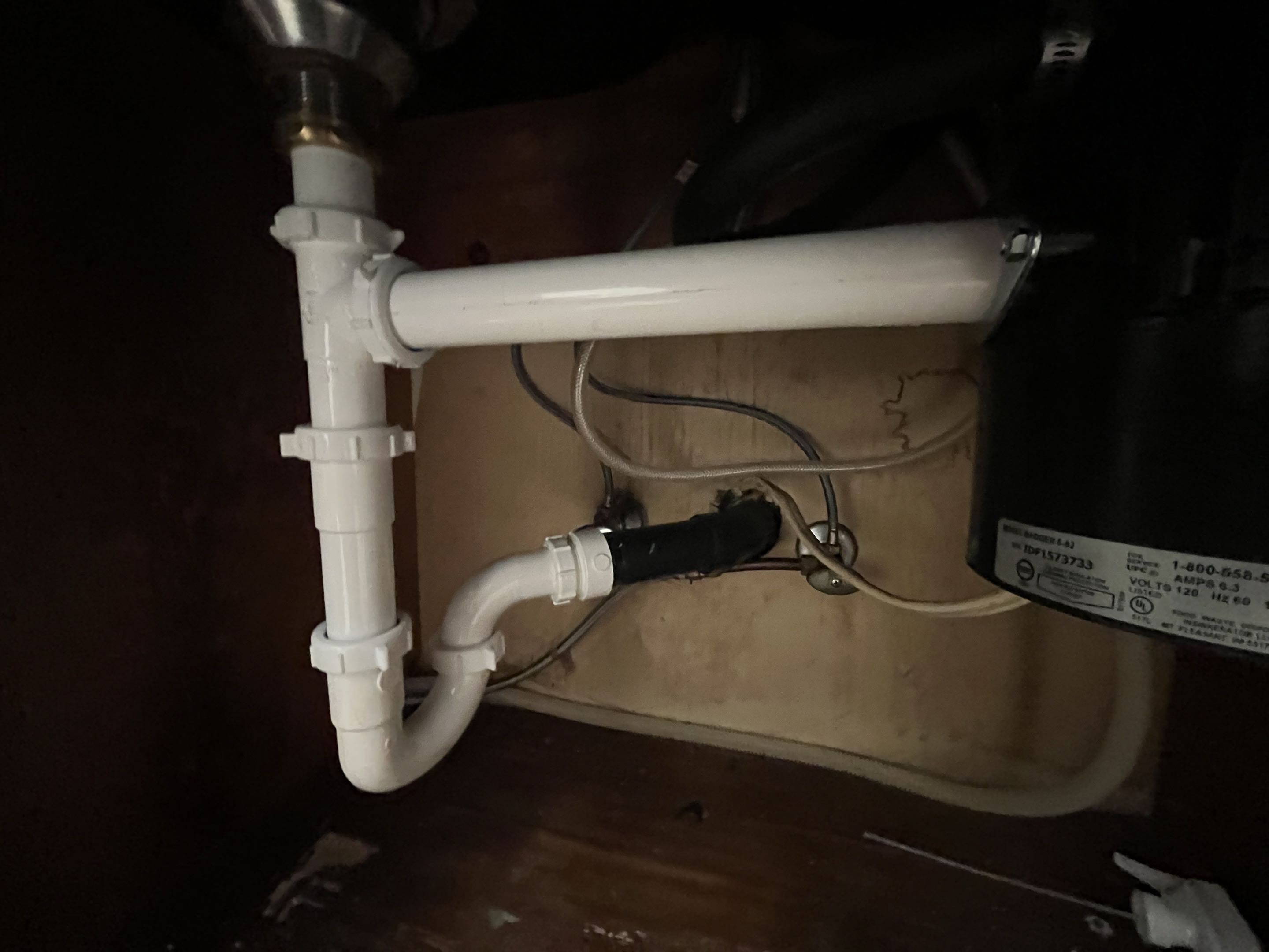 Replacing garbage disposal 