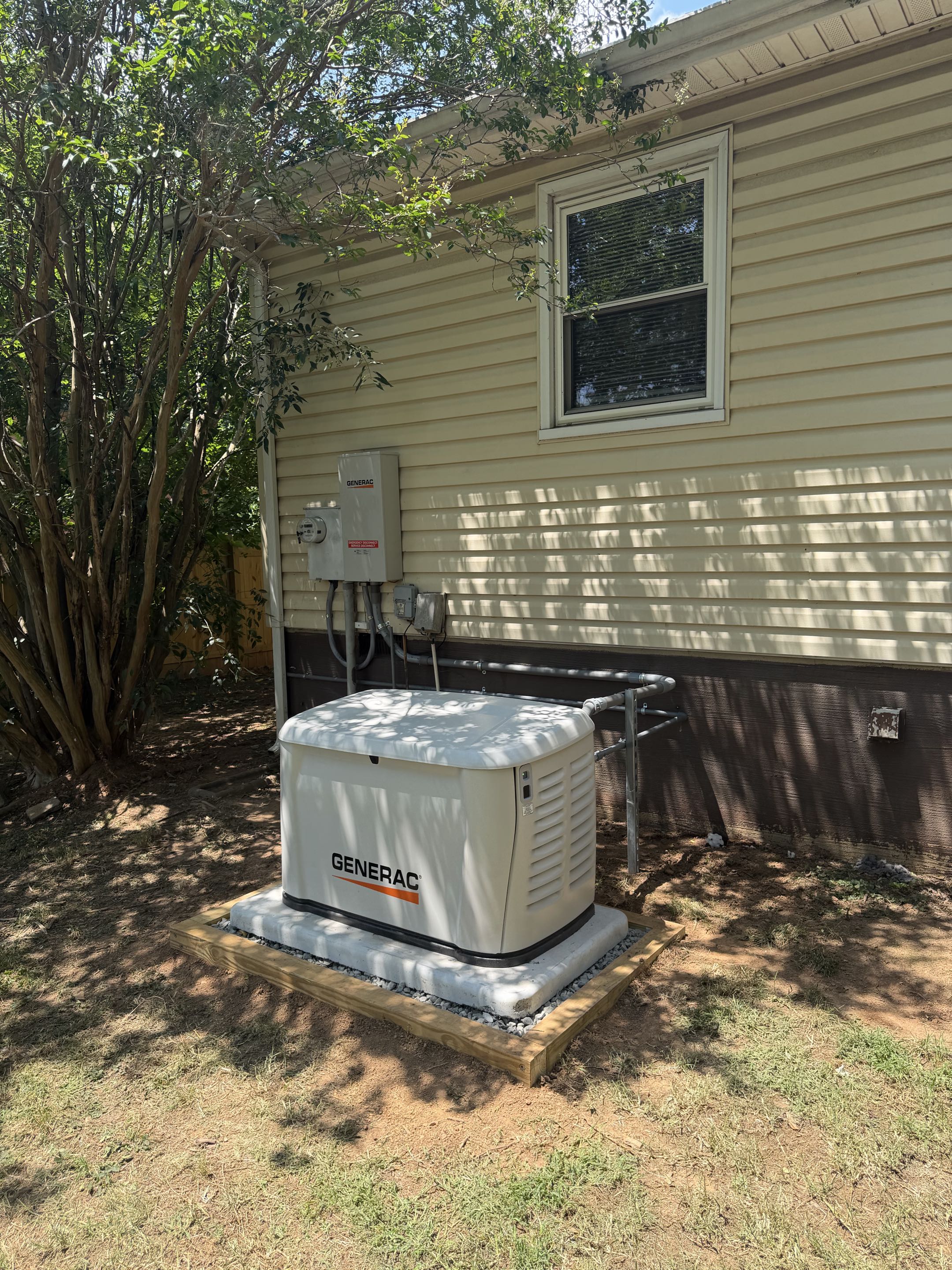 Installed a 24kw Generac generator!
