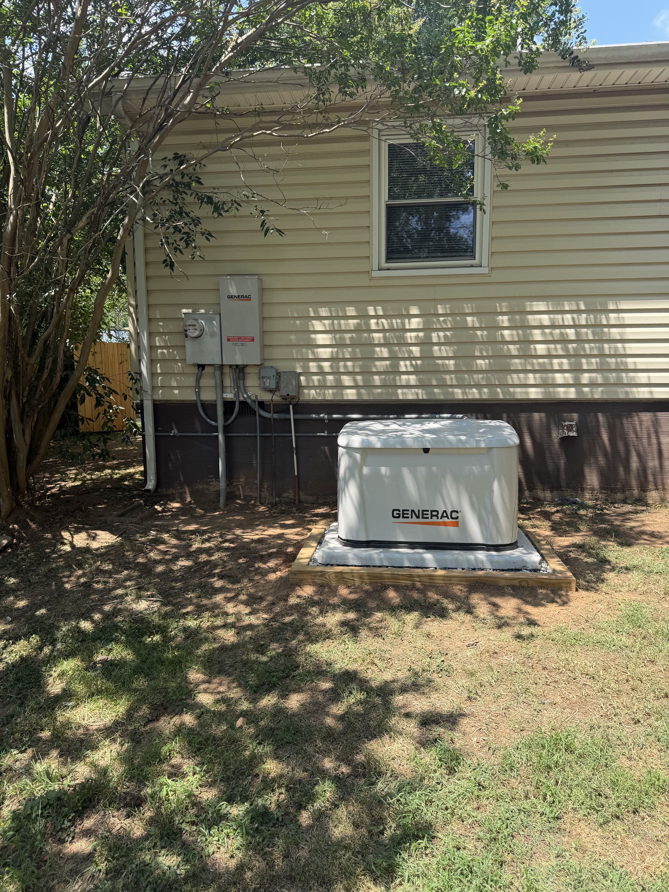 Installed a 24kw Generac generator!