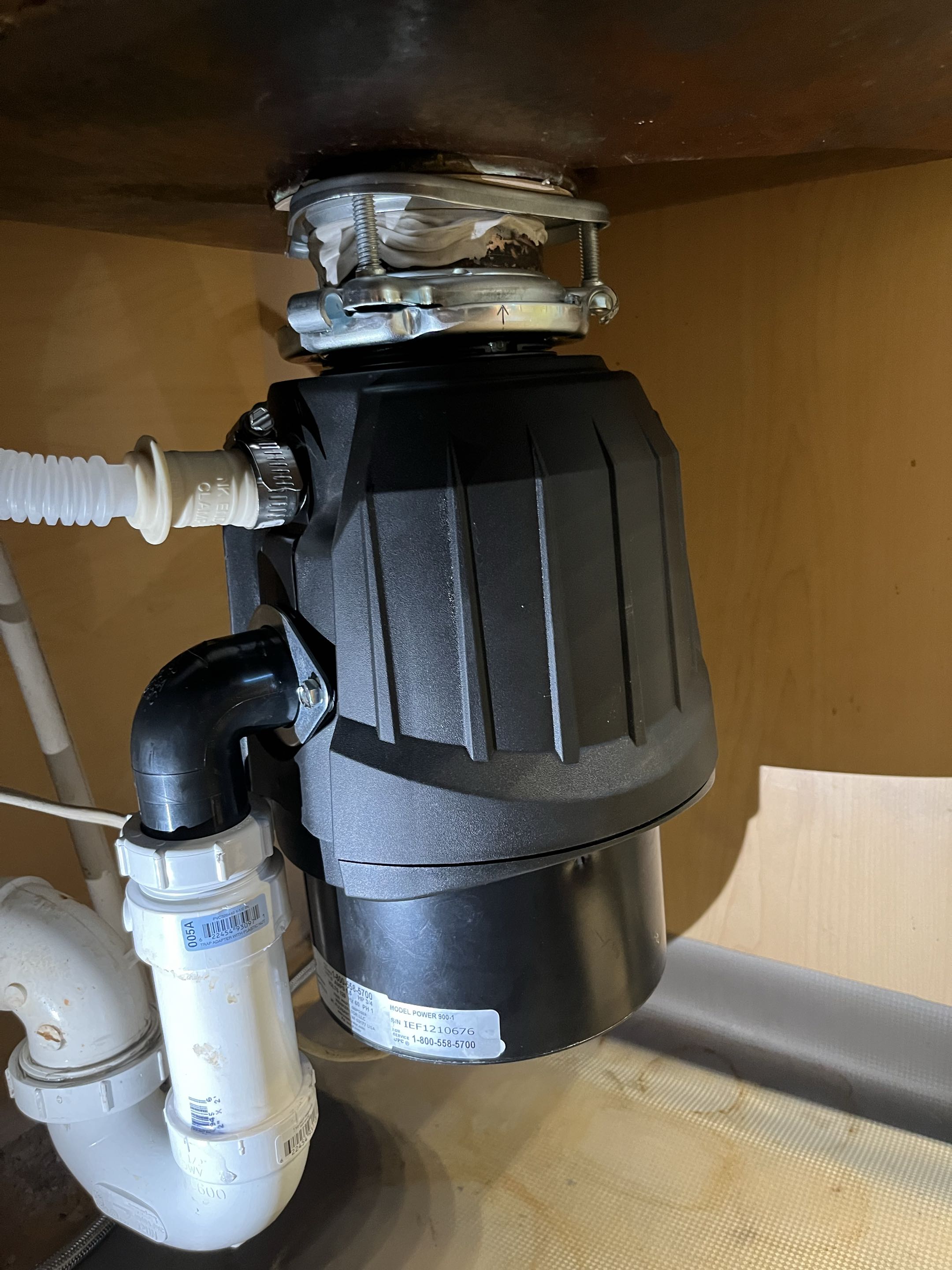 Replacing garbage disposal 