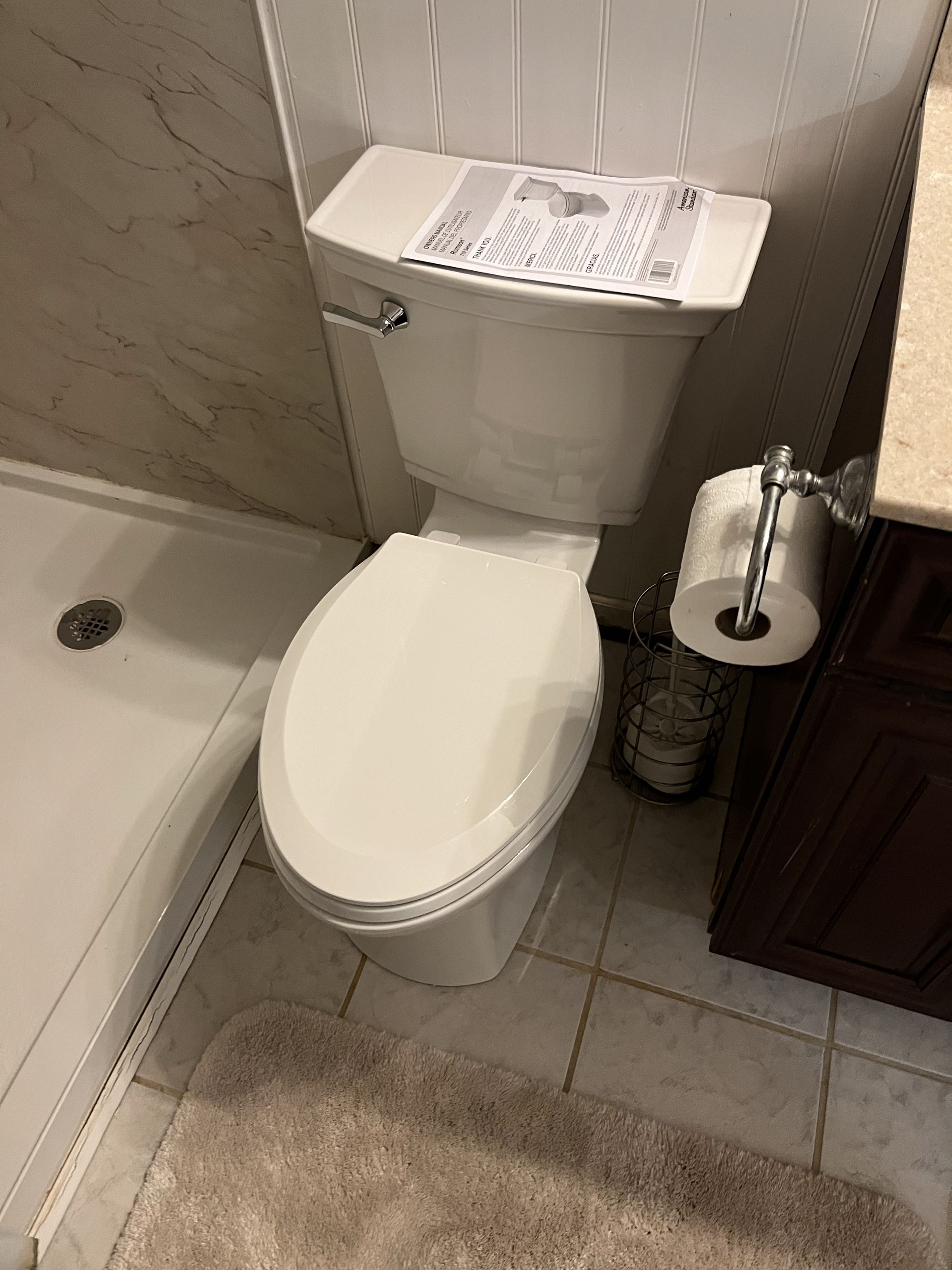Installing new toilets!!!