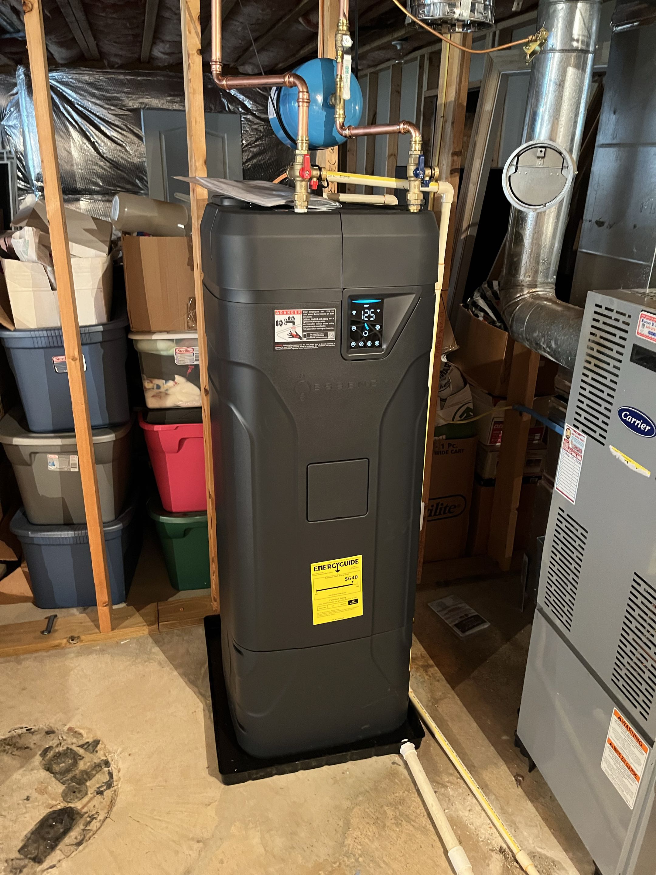 Installing Essency water heater 