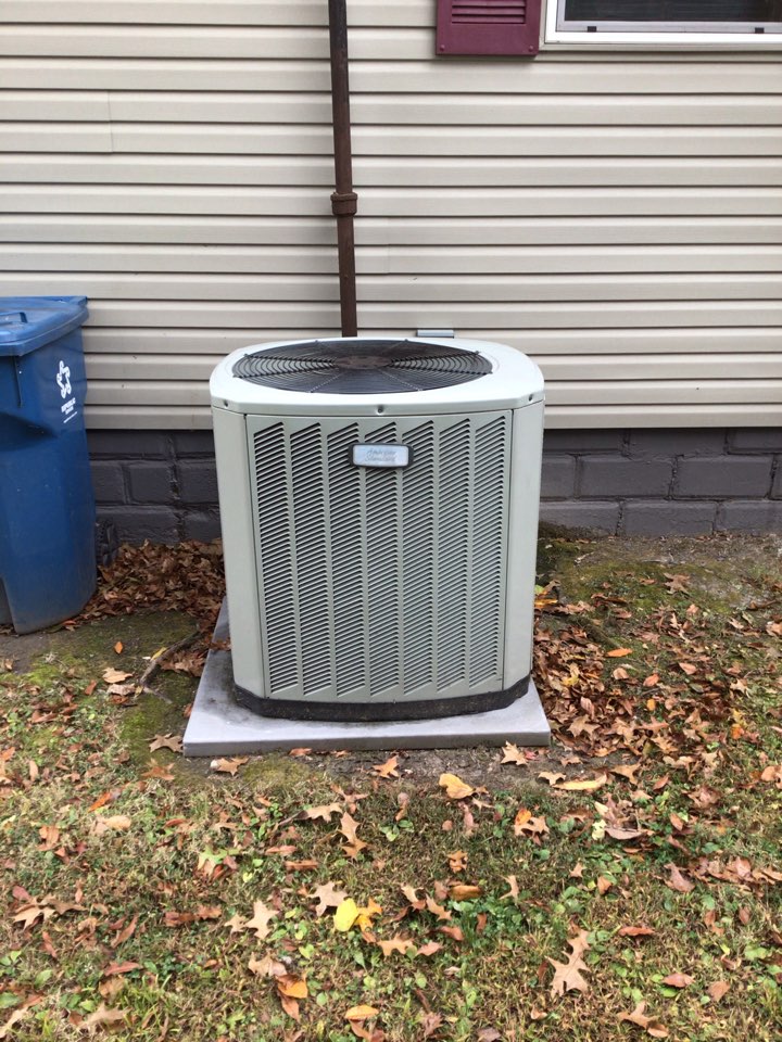 Webb’s 25pt annual maintenance on an American Standard Heat Pump System.