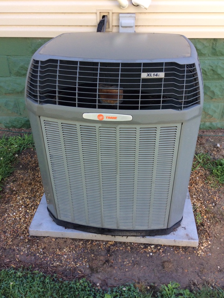 Webb’s Annual Fall Maintenance on a Dual Fuel system.  Trane XL14i  Heat Pump with a Trane 90% Gas Furnace.