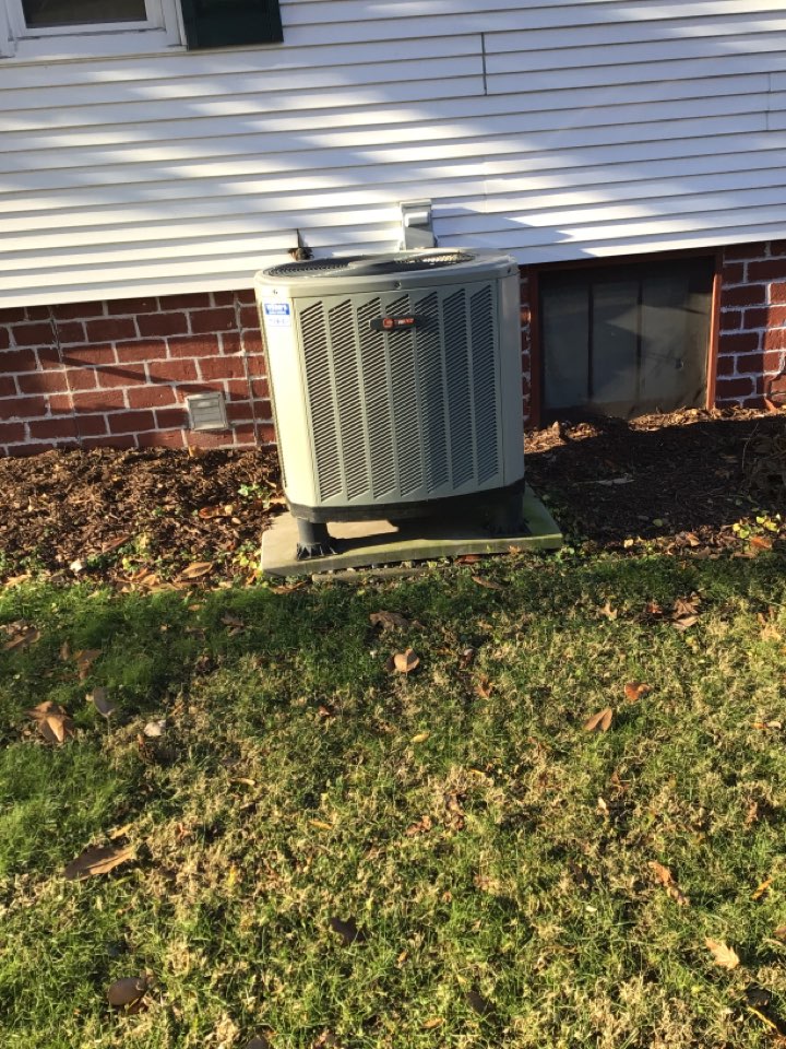 Webb’s 25pt Annual Fall Maintenance on a Trane Heat Pump System.  