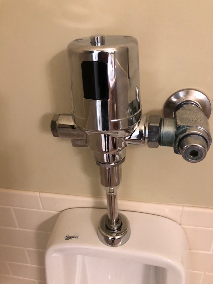 Replace urinal sensor flush valve