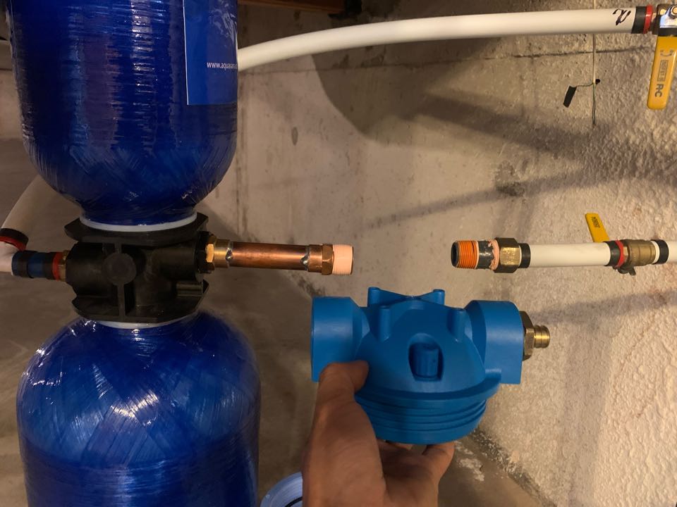 Replaced water filter