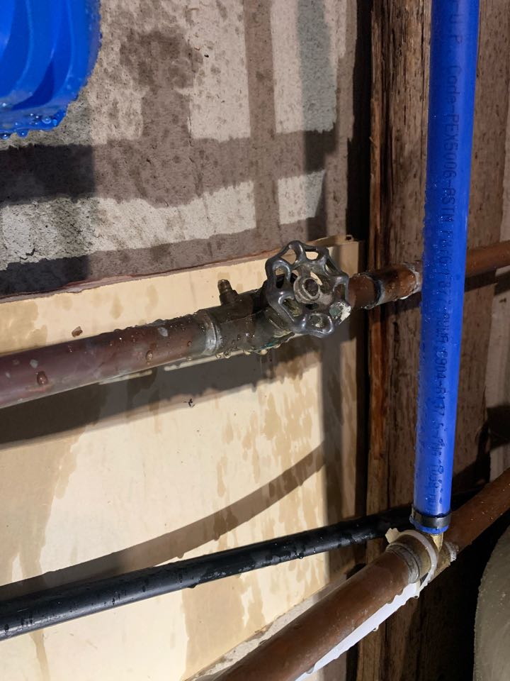 Replaced 3/4” valve