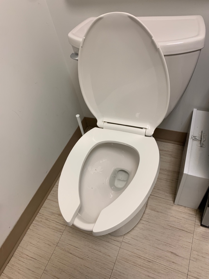 Clogged toilet at Michael kors Markville.